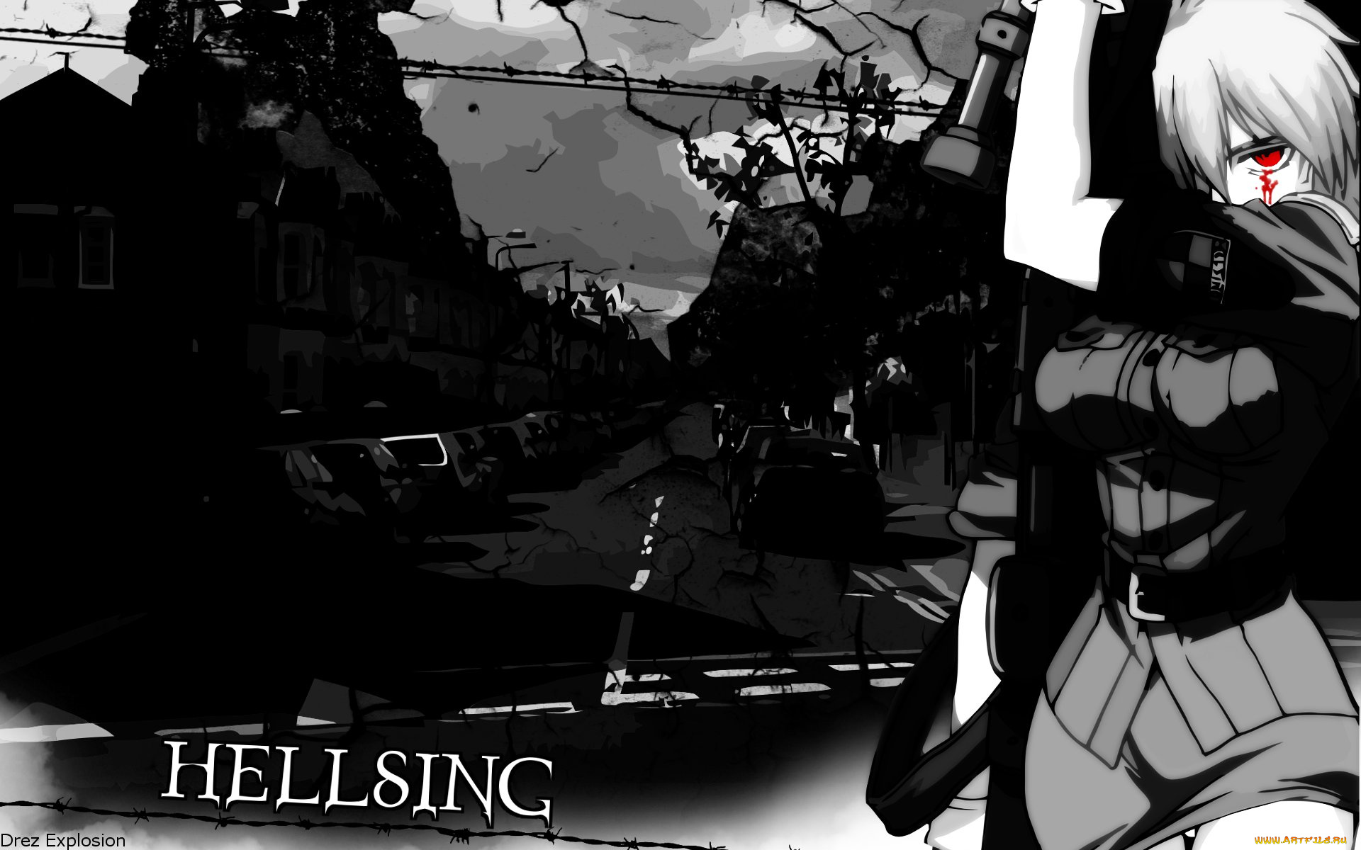 аниме, hellsing, хелсинг