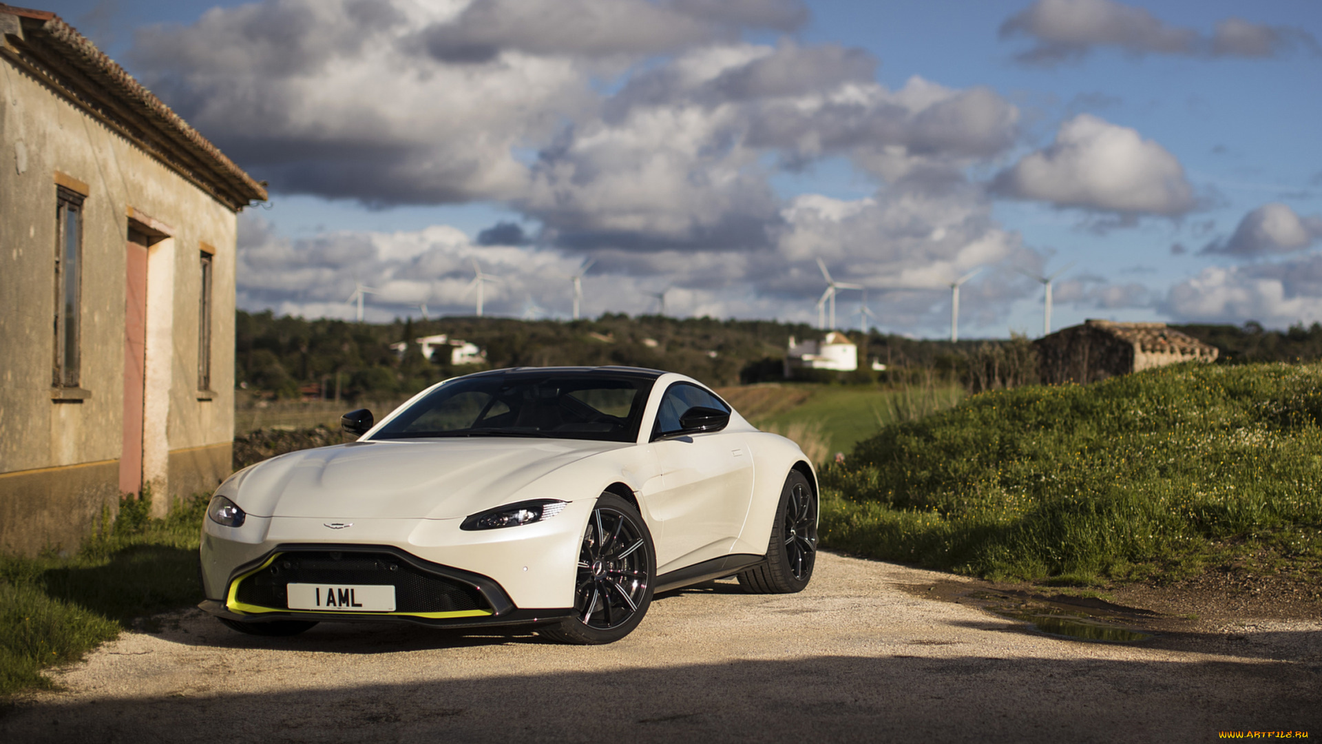 aston, martin, vantage, 2019, автомобили, aston, martin, aston, martin, vantage, 2019, белый