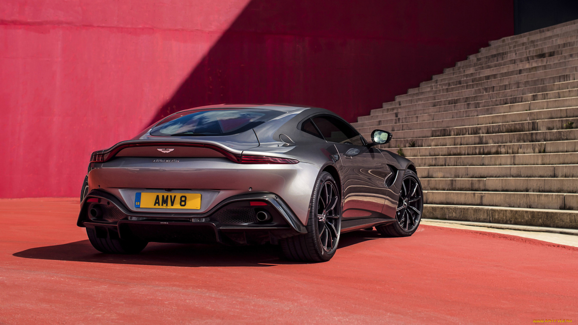 aston, martin, vantage, 2019, автомобили, aston, martin, aston, martin, vantage, 2019, серый, металлик