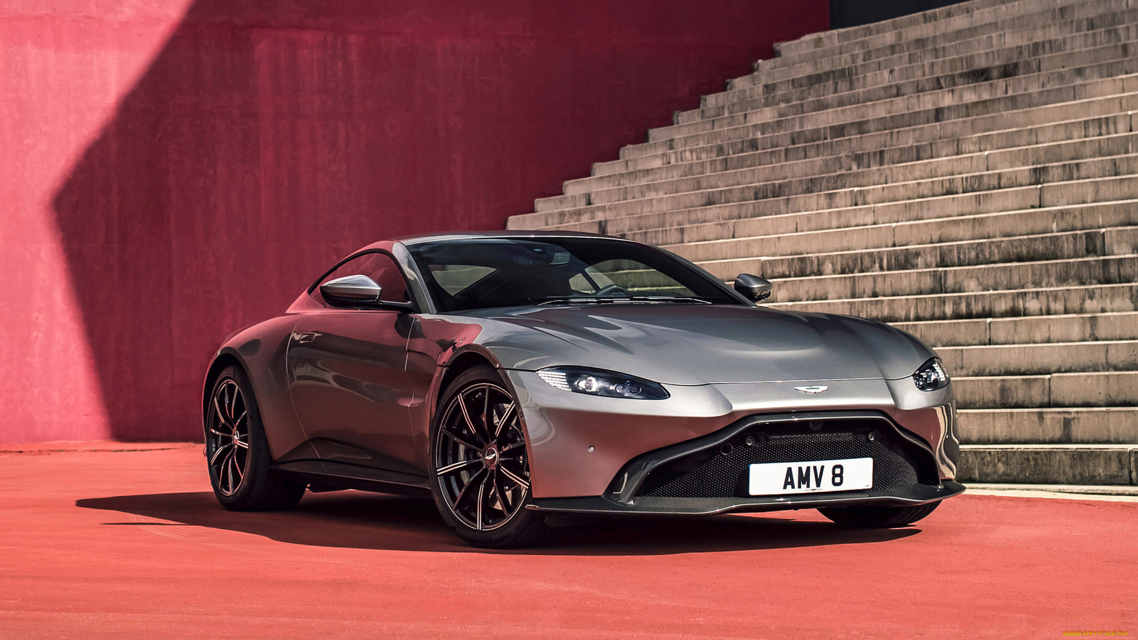 aston, martin, vantage, 2019, автомобили, aston, martin, aston, martin, vantage, 2019, серый, металлик