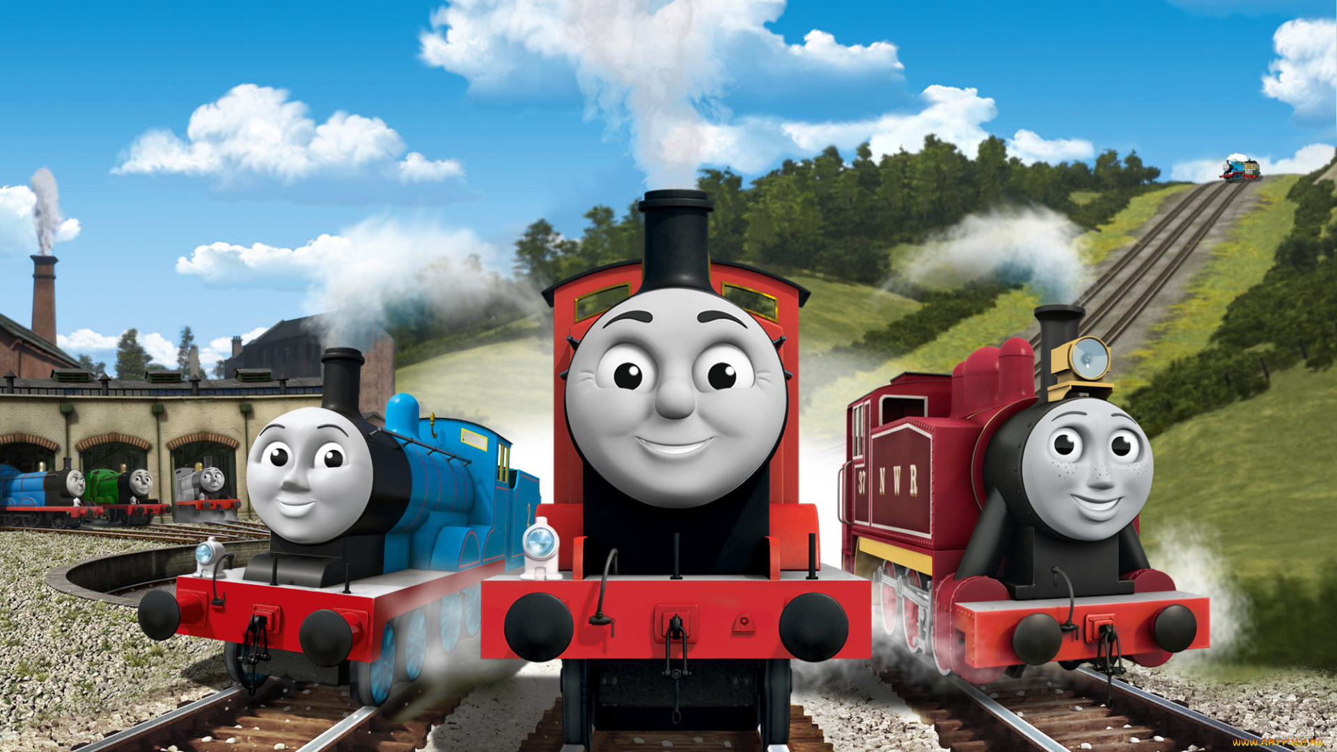 мультфильмы, thomas, and, friends, thomas, and, friends
