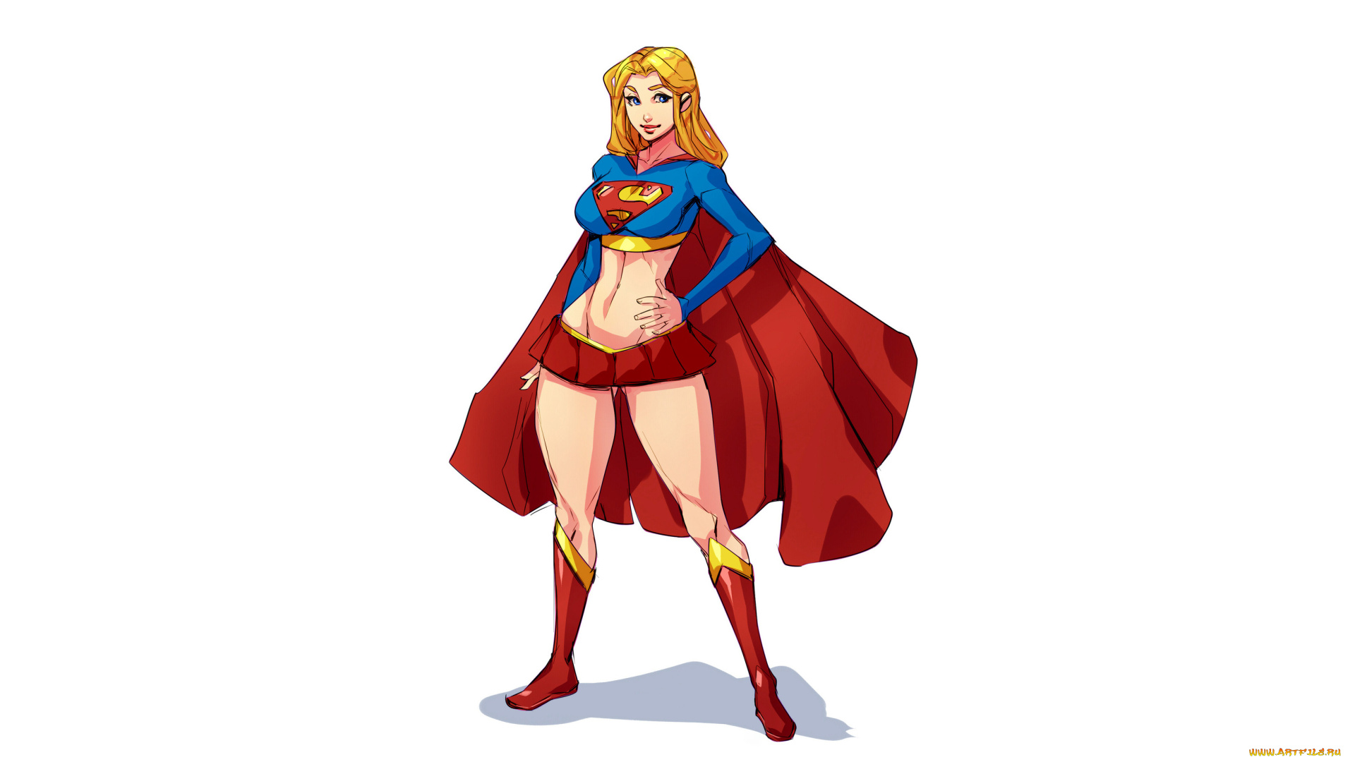 рисованное, комиксы, supergirl