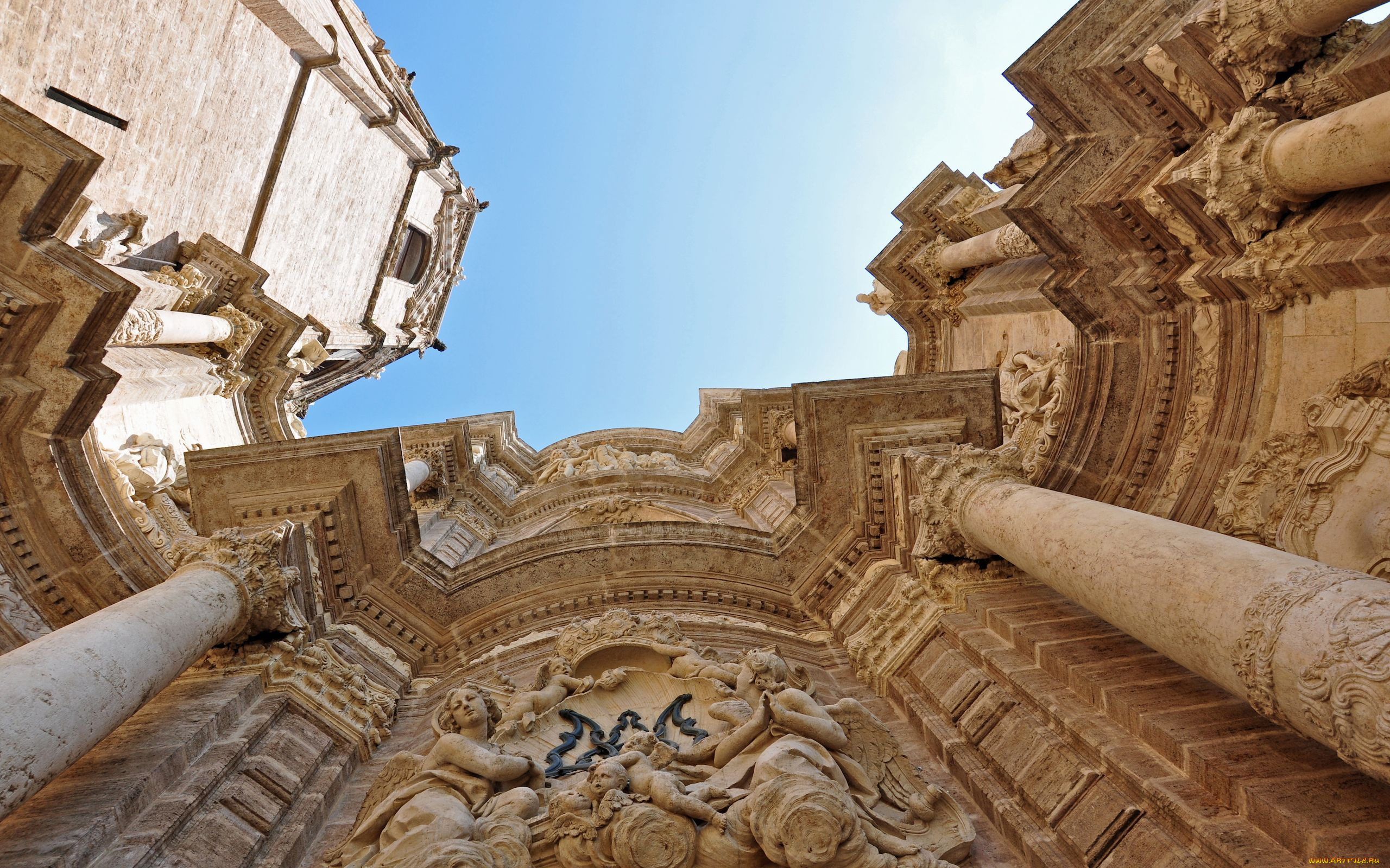 valencia, cathedral, spain, города, исторические, архитектурные, памятники