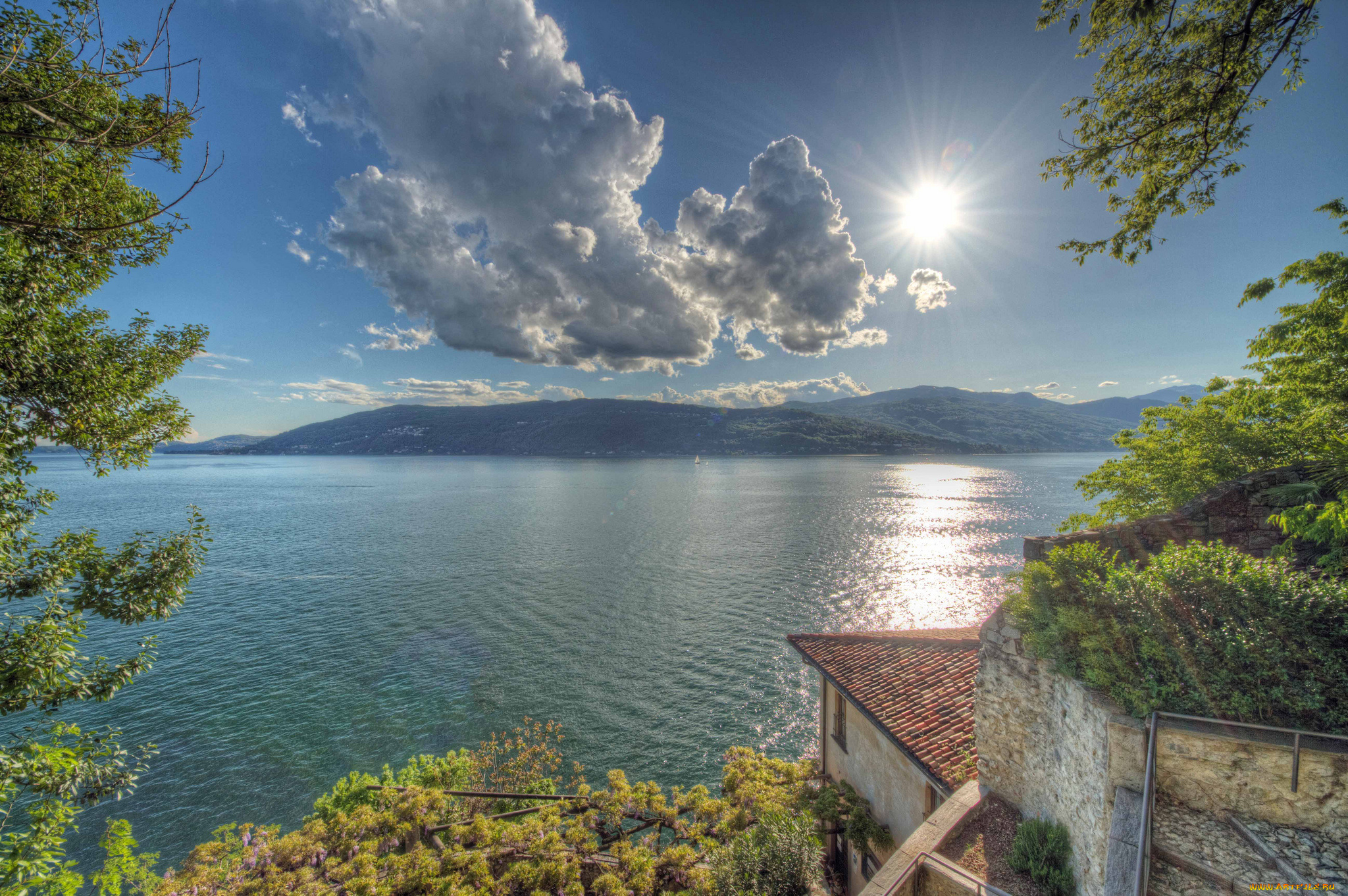 leggiuno, varese, lombardia, italy, природа, реки, озера, италия, ломбардия, варезе, lake, maggiore, озеро, лаго-маджоре