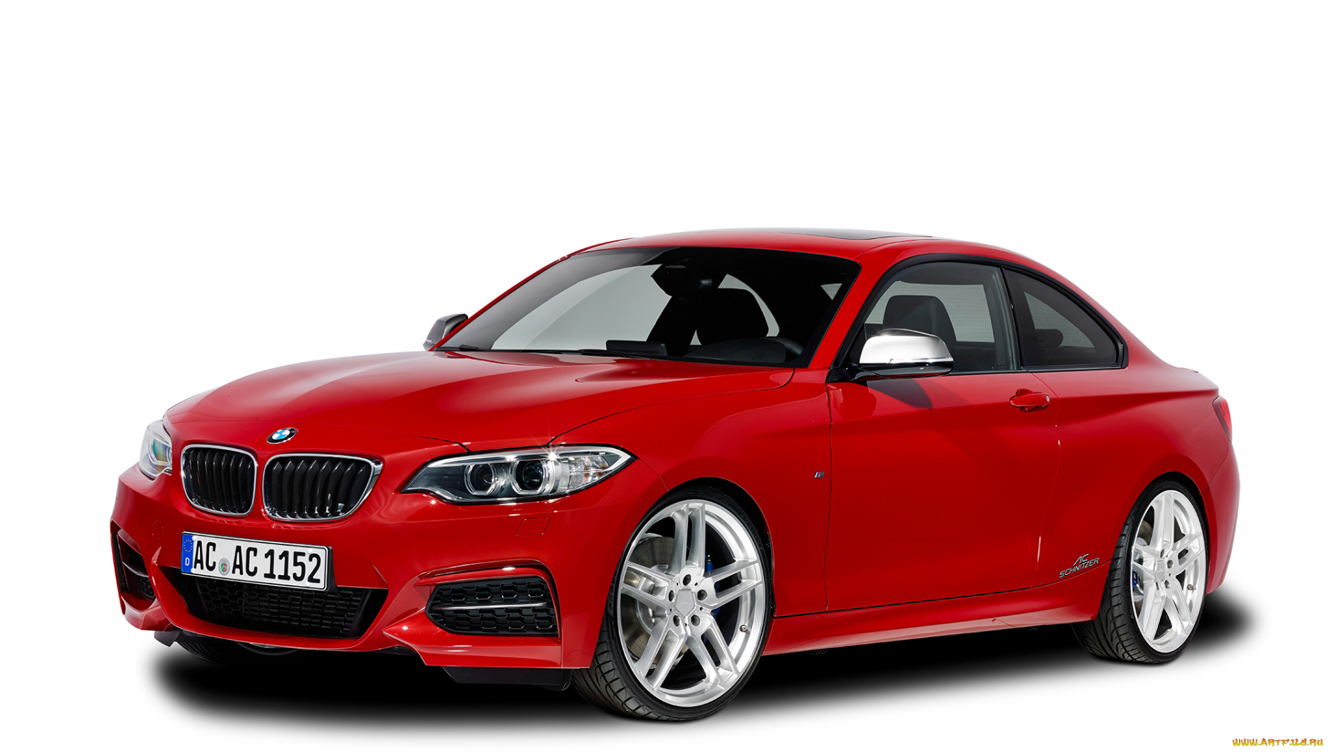 автомобили, bmw, schnitzer, 2014г, ac, f22, acs2, 3, 5i, красный