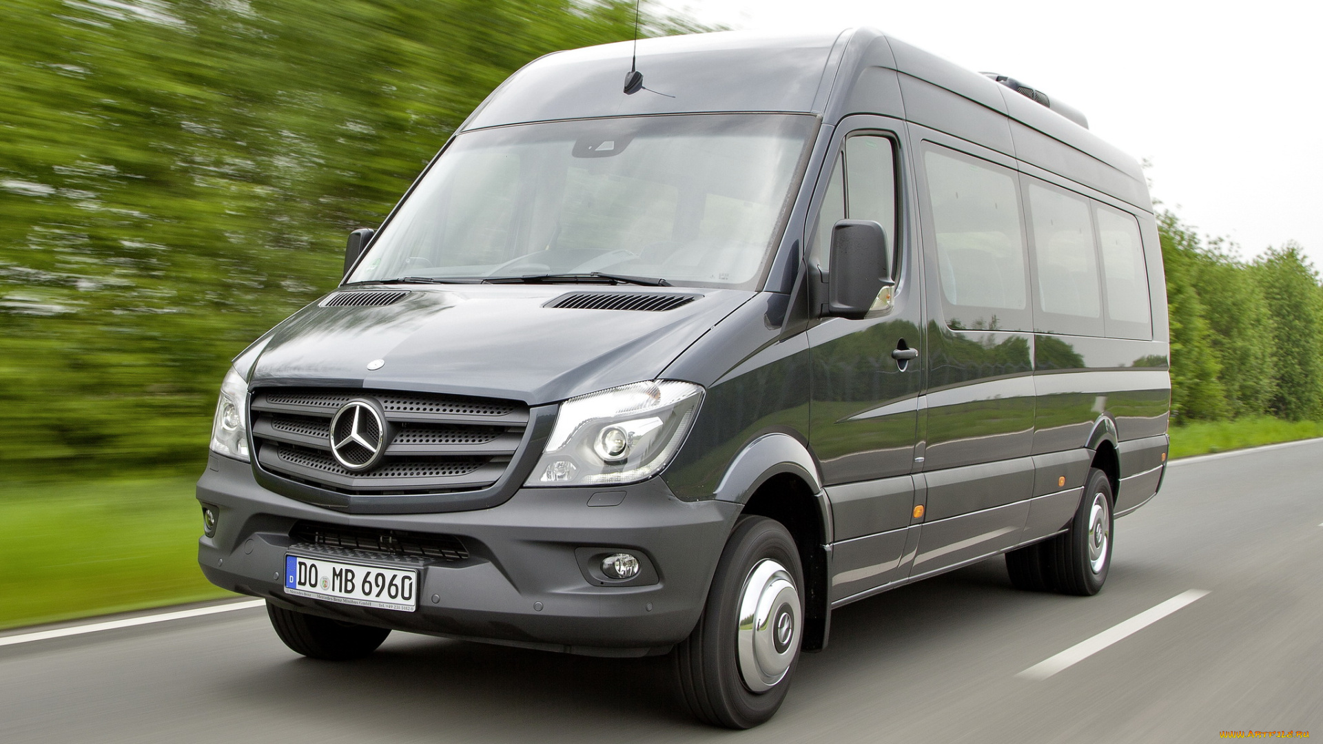 автомобили, mercedes-benz, transfer, sprinter, серый, 2014г, br, 906, 45