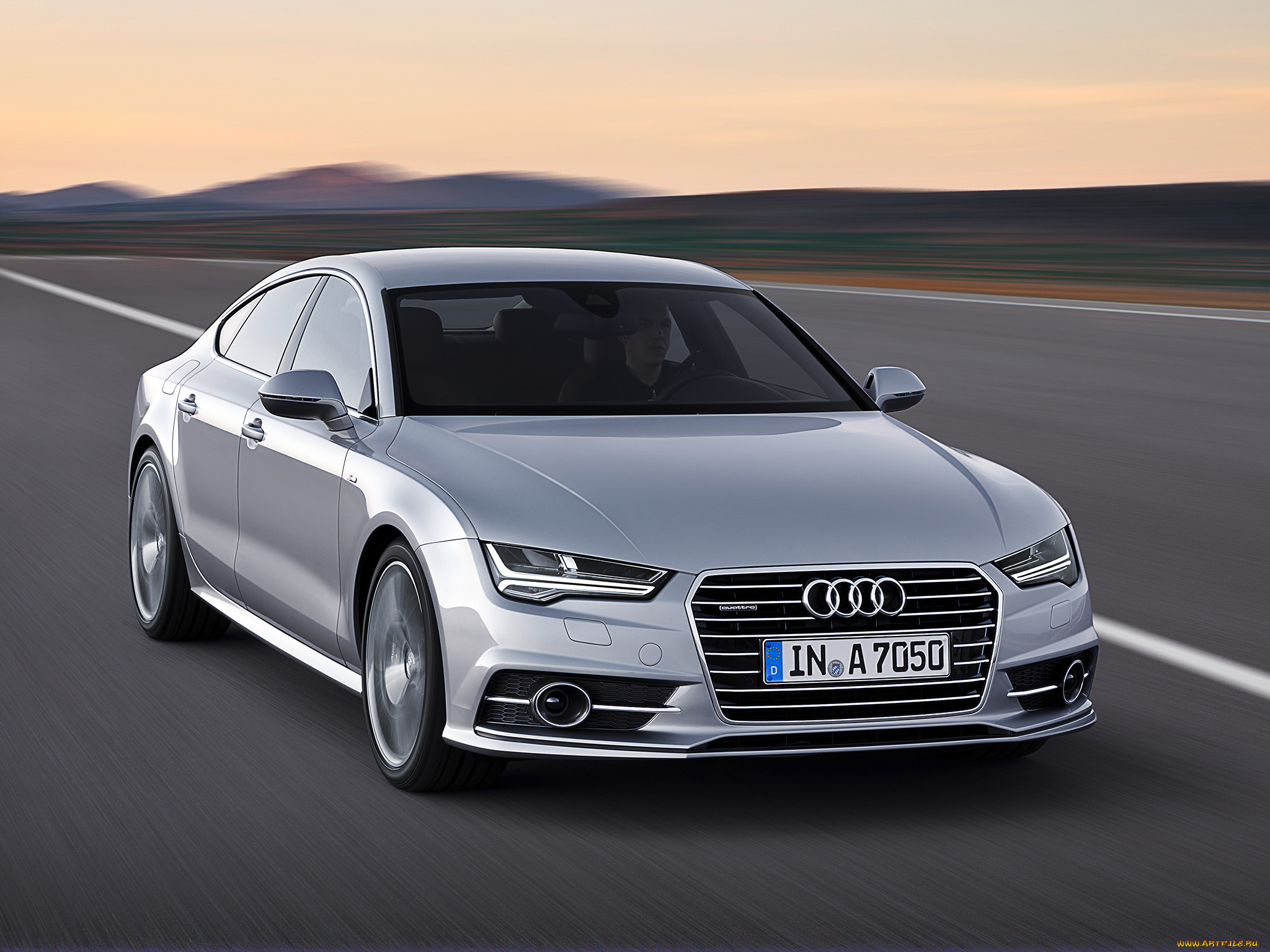 автомобили, audi, a7, sportback, 3-0, tdi, quattro, 2014г, светлый