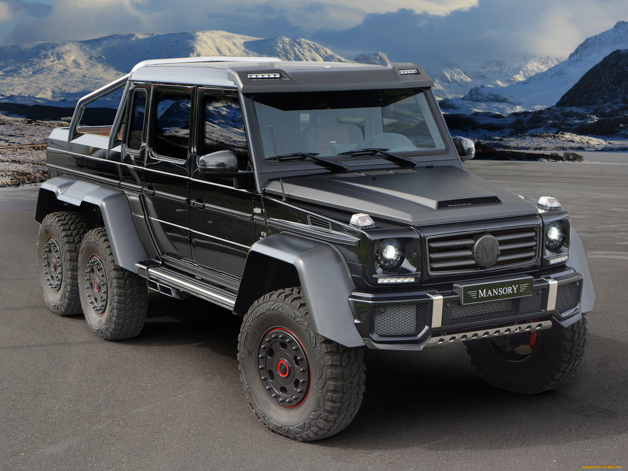 автомобили, mercedes-benz, 6x6, amg, g, 63, mansory, темный, 2014г, w463