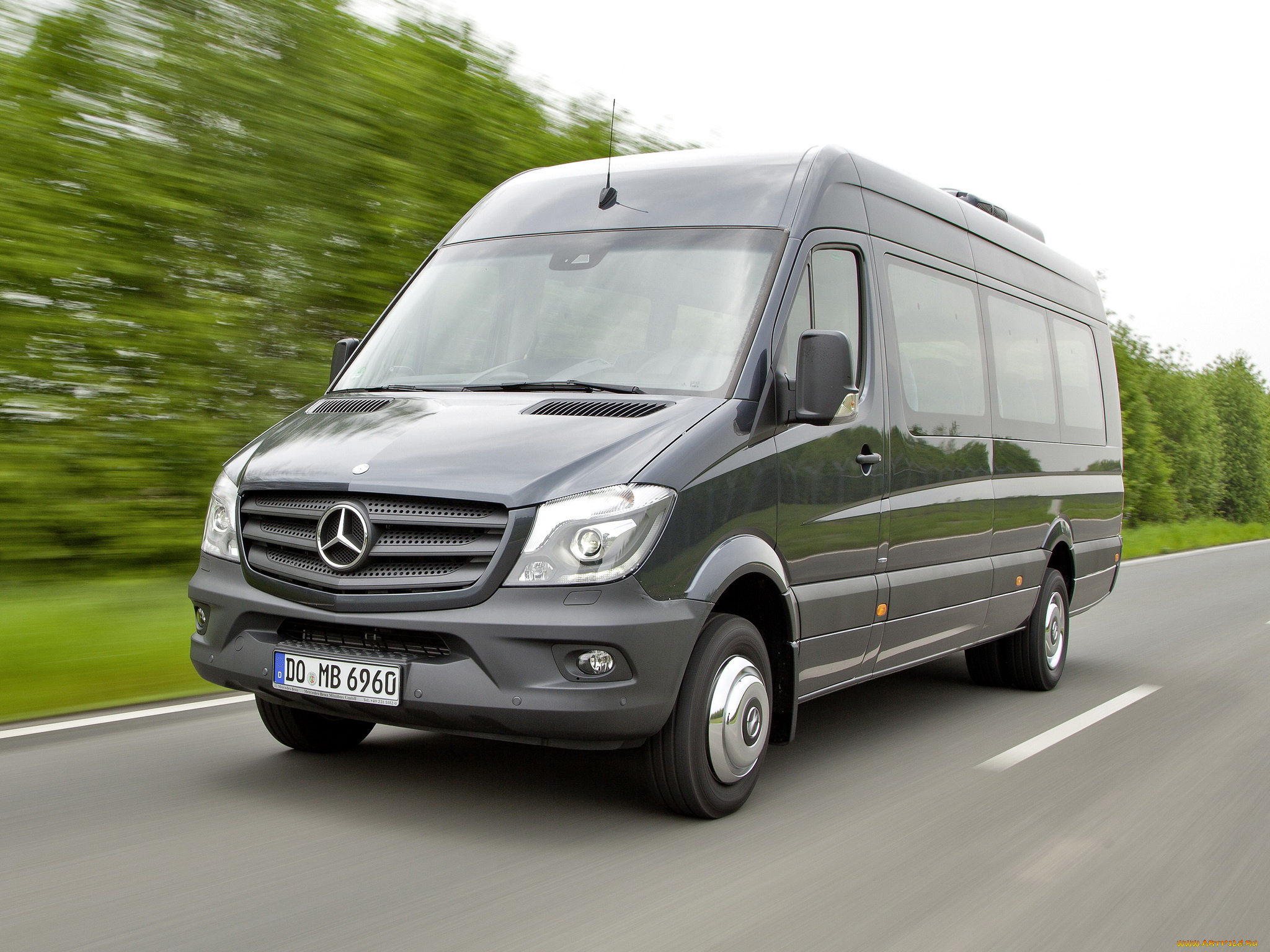 автомобили, mercedes-benz, transfer, sprinter, серый, 2014г, br, 906, 45