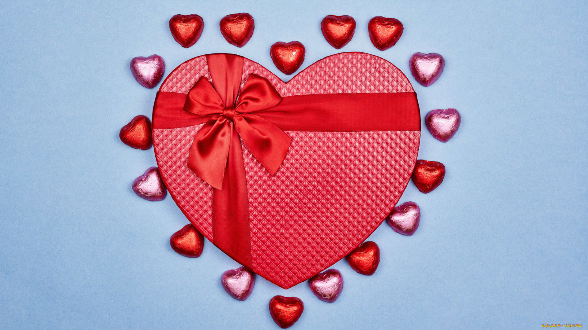праздничные, день, святого, валентина, , сердечки, , любовь, коробка, сердечки, конфеты