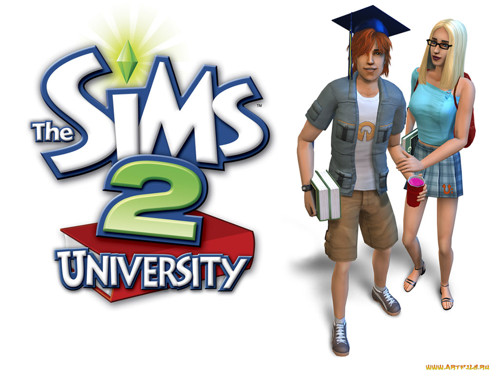 sims, the, university, видео, игры