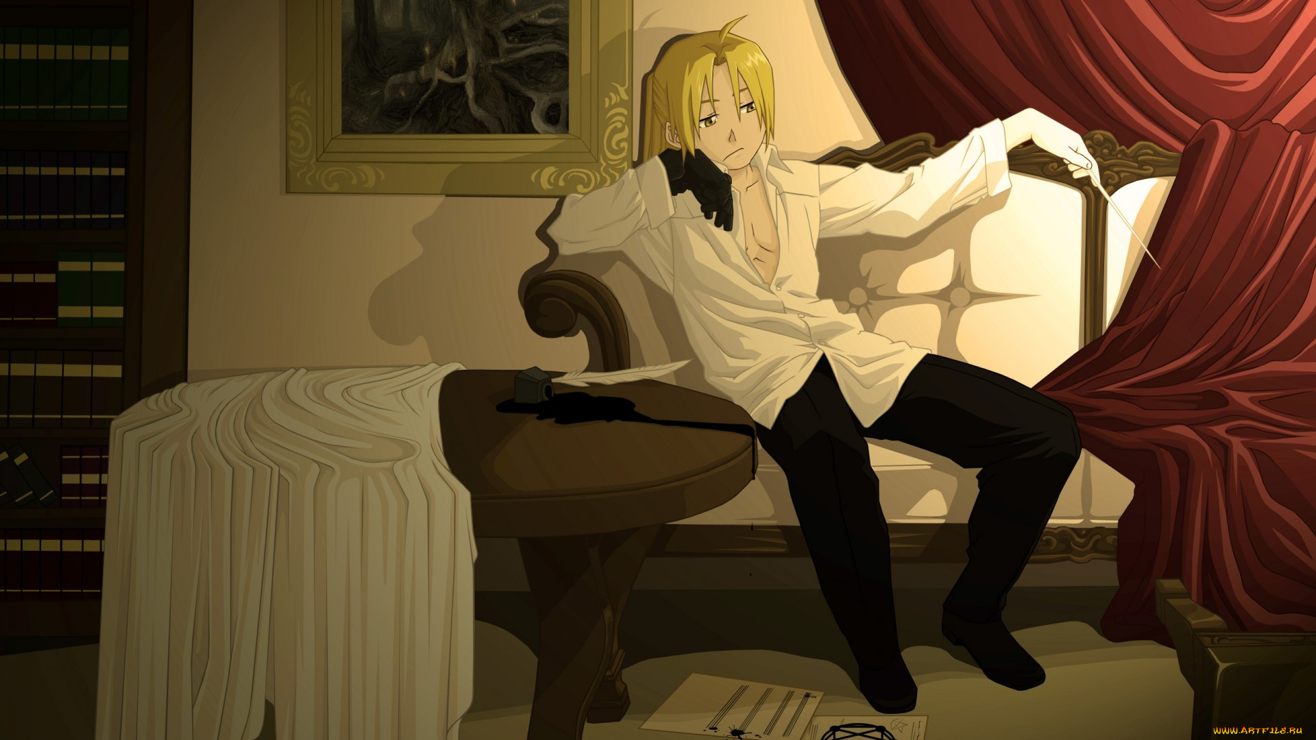 аниме, fullmetal, alchemist