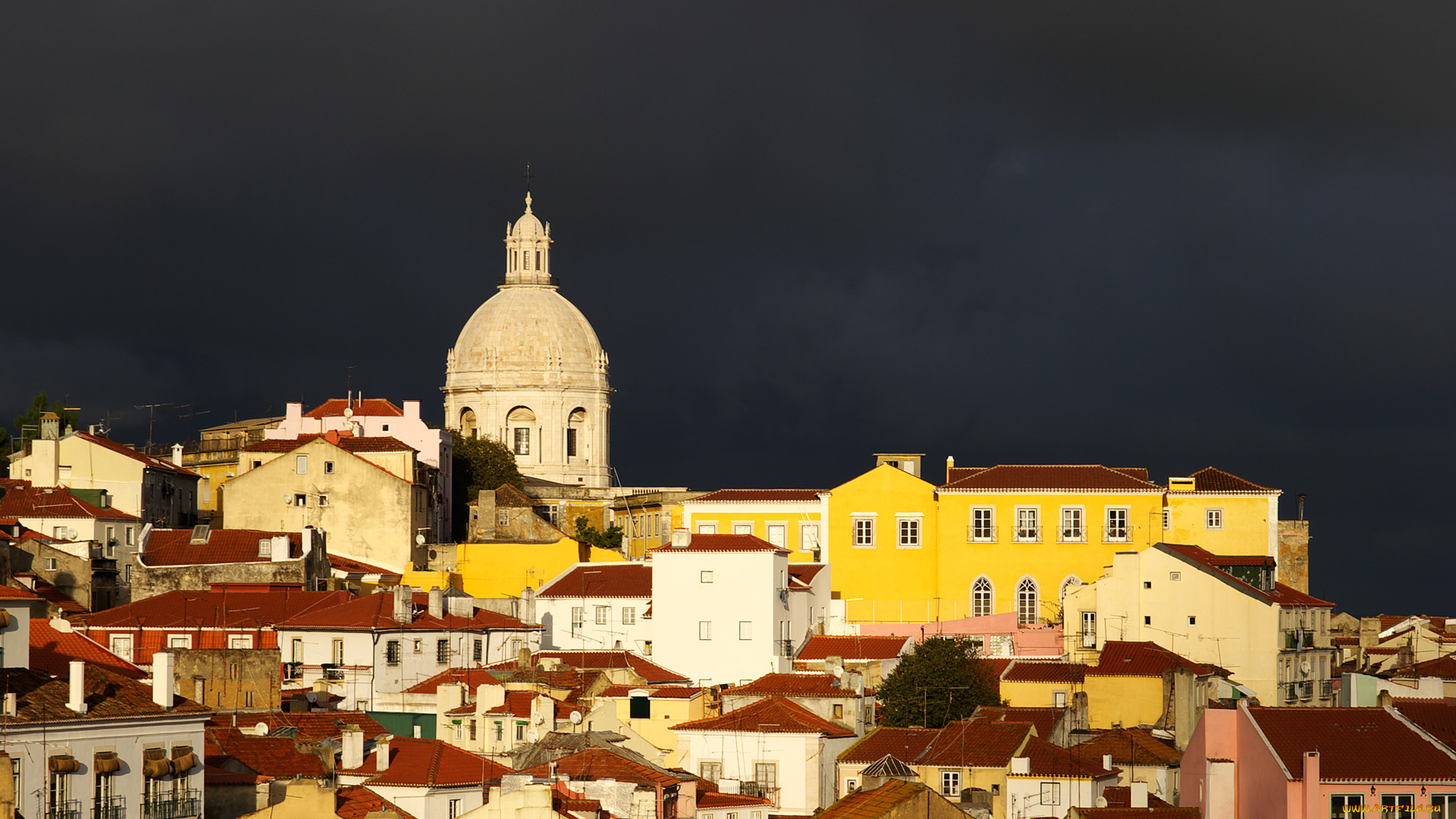 igreja, de, santa, engracia, lisbon, города, лиссабон, португалия