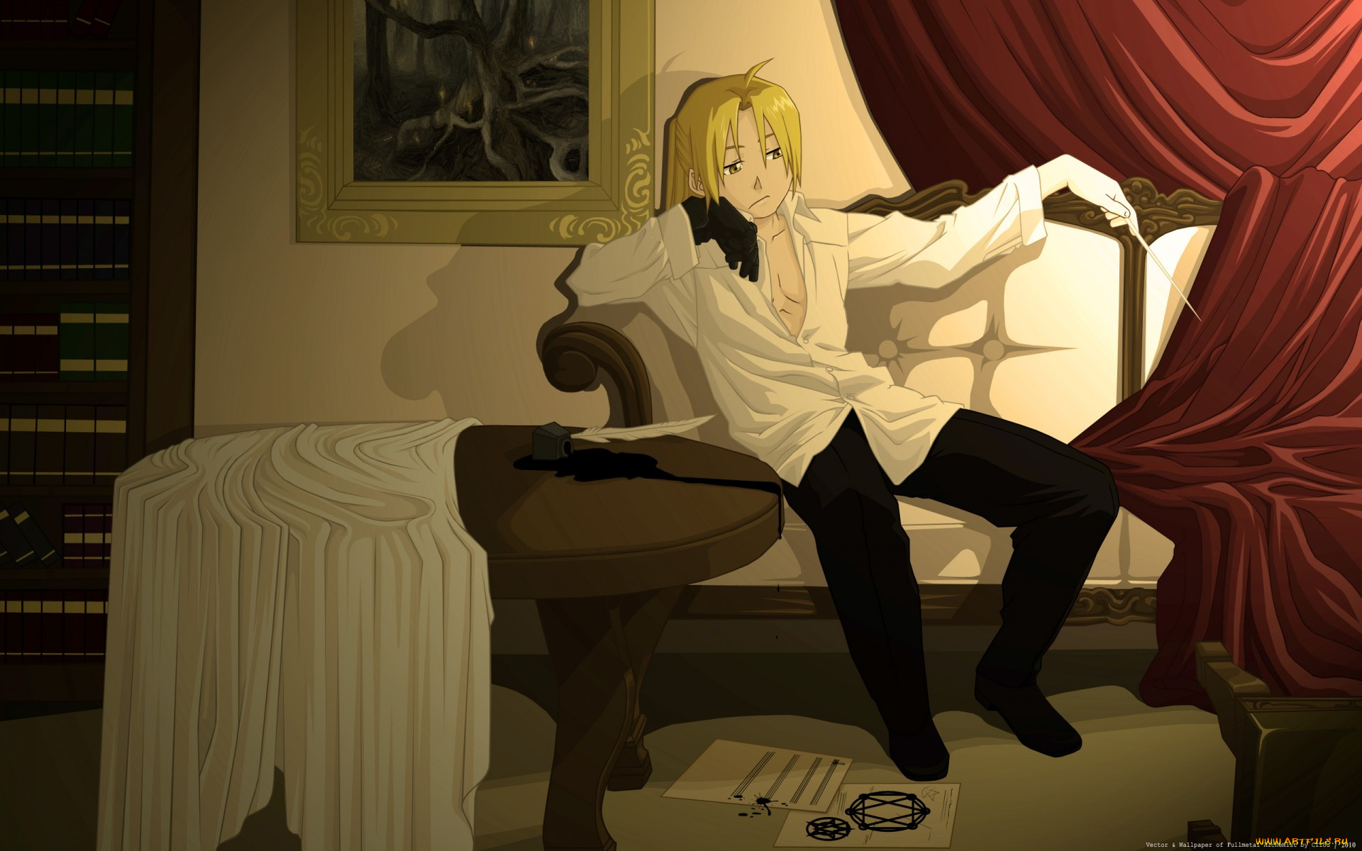 аниме, fullmetal, alchemist