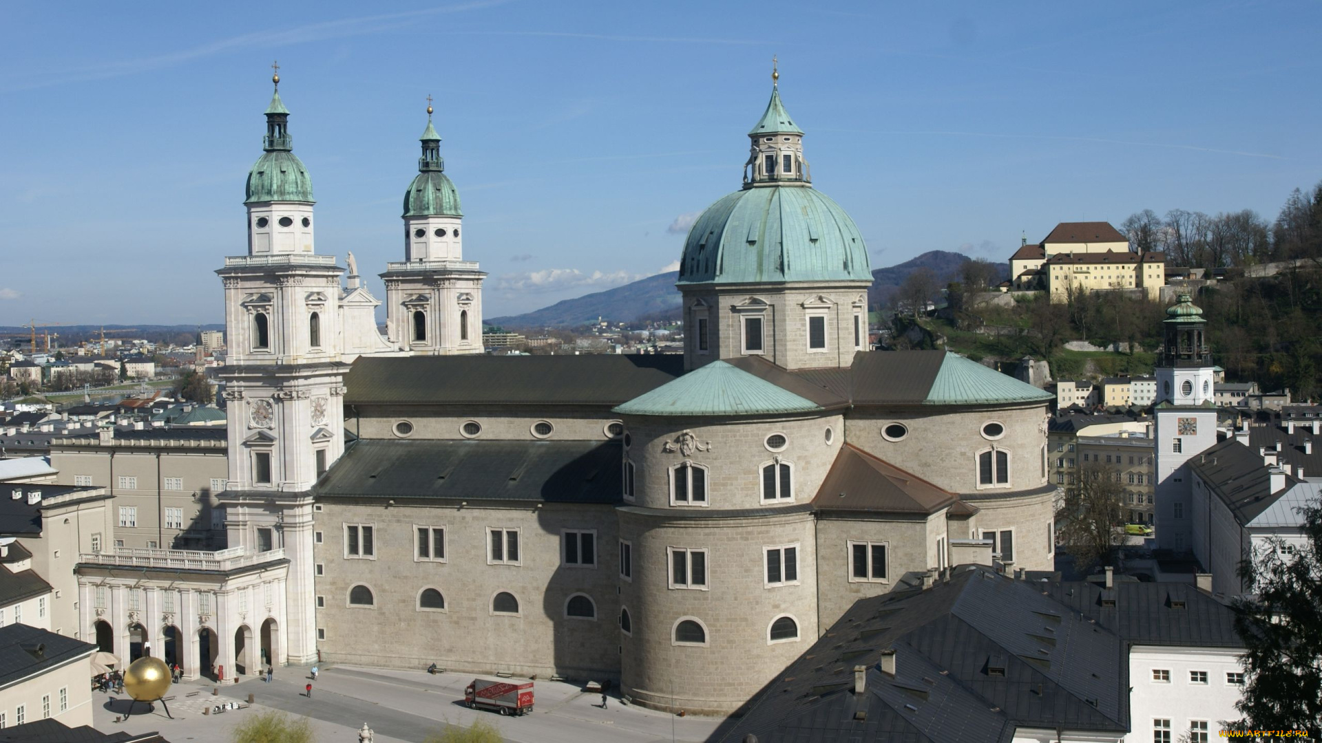 страна архитектура Зальцбургский собор бесплатно