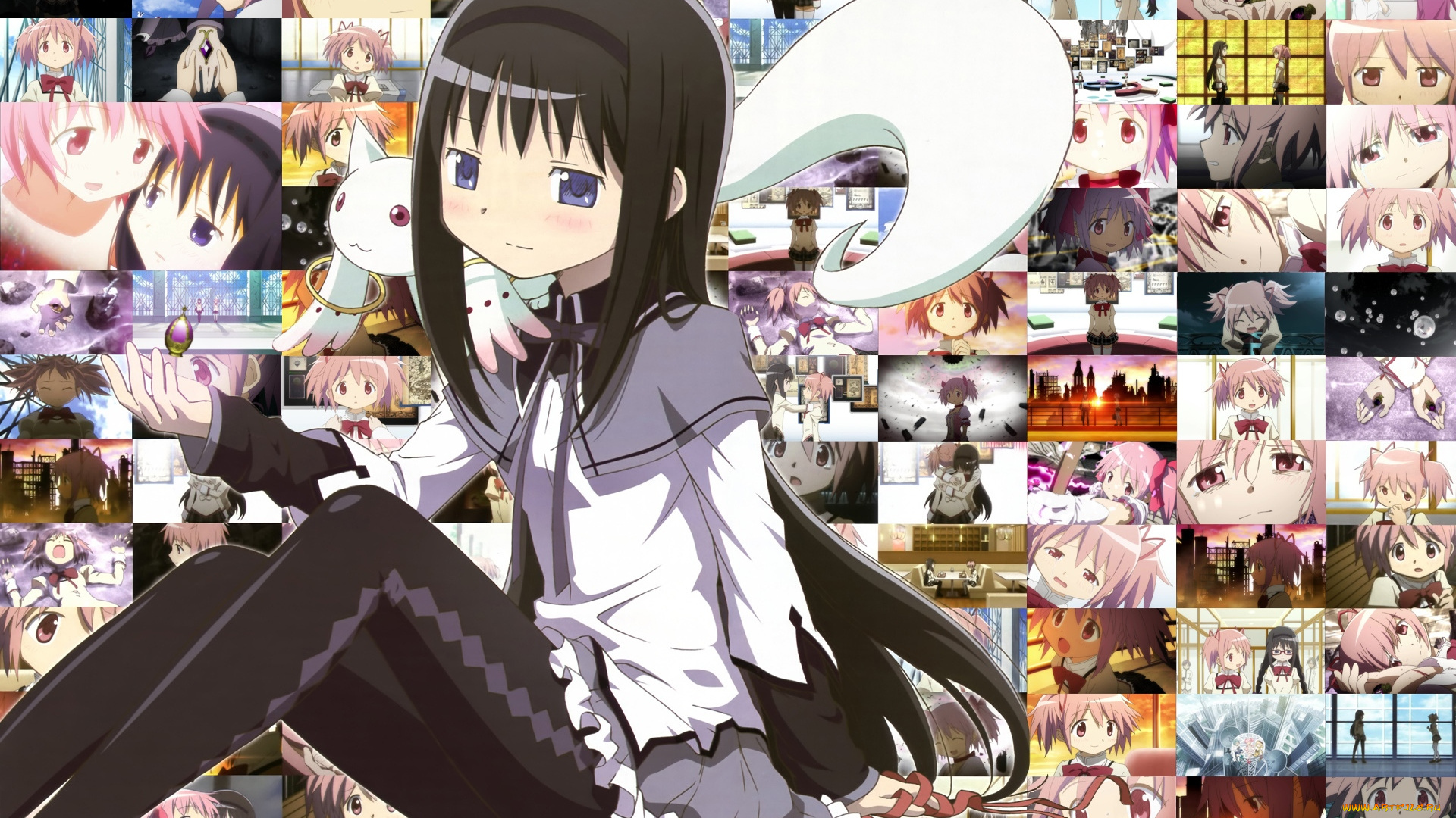 mahou, shoujo, madoka, magika, аниме, magica, akemi, homura