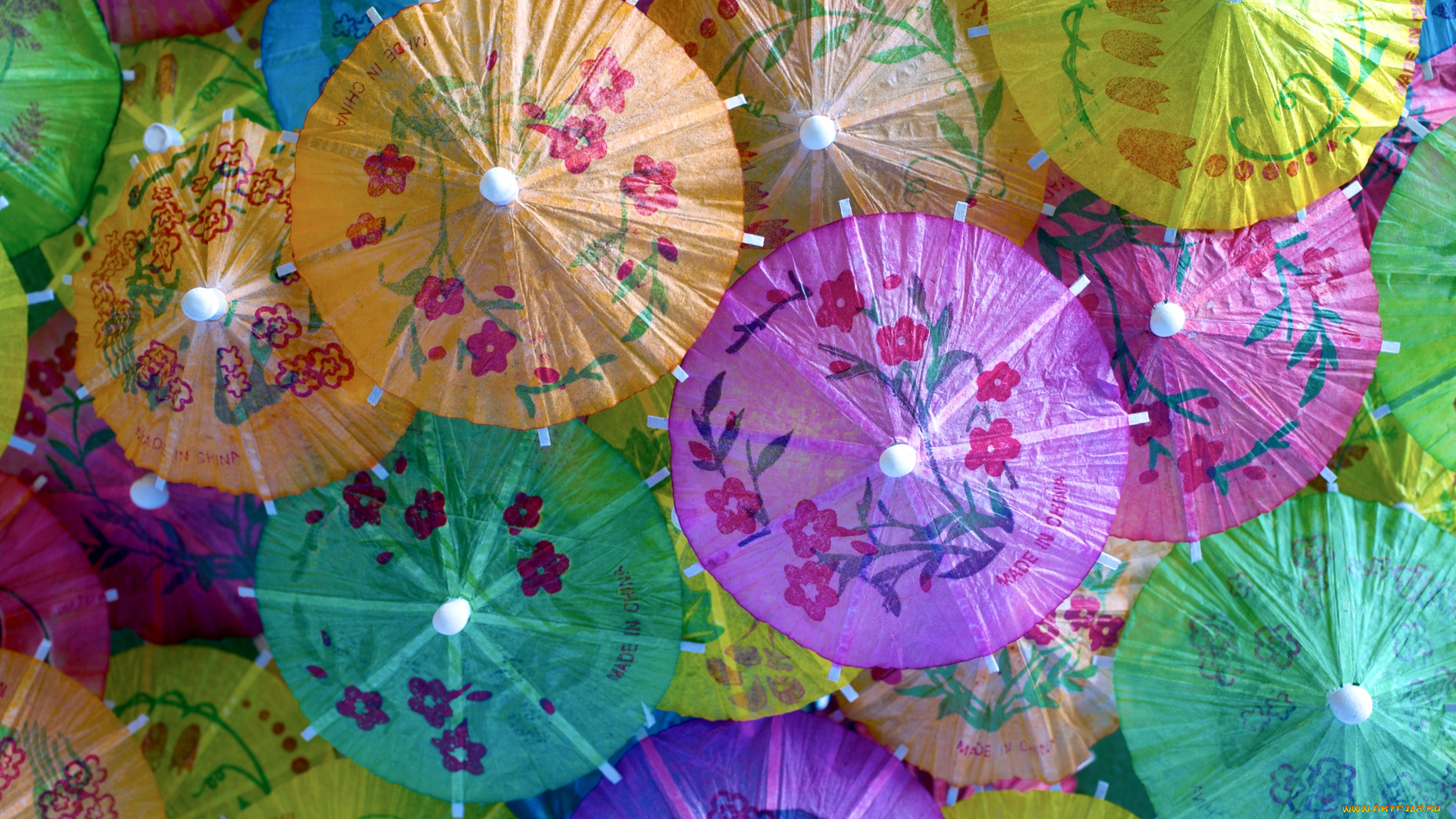 разное, текстуры, разноцветный, коктейльные, зонтики