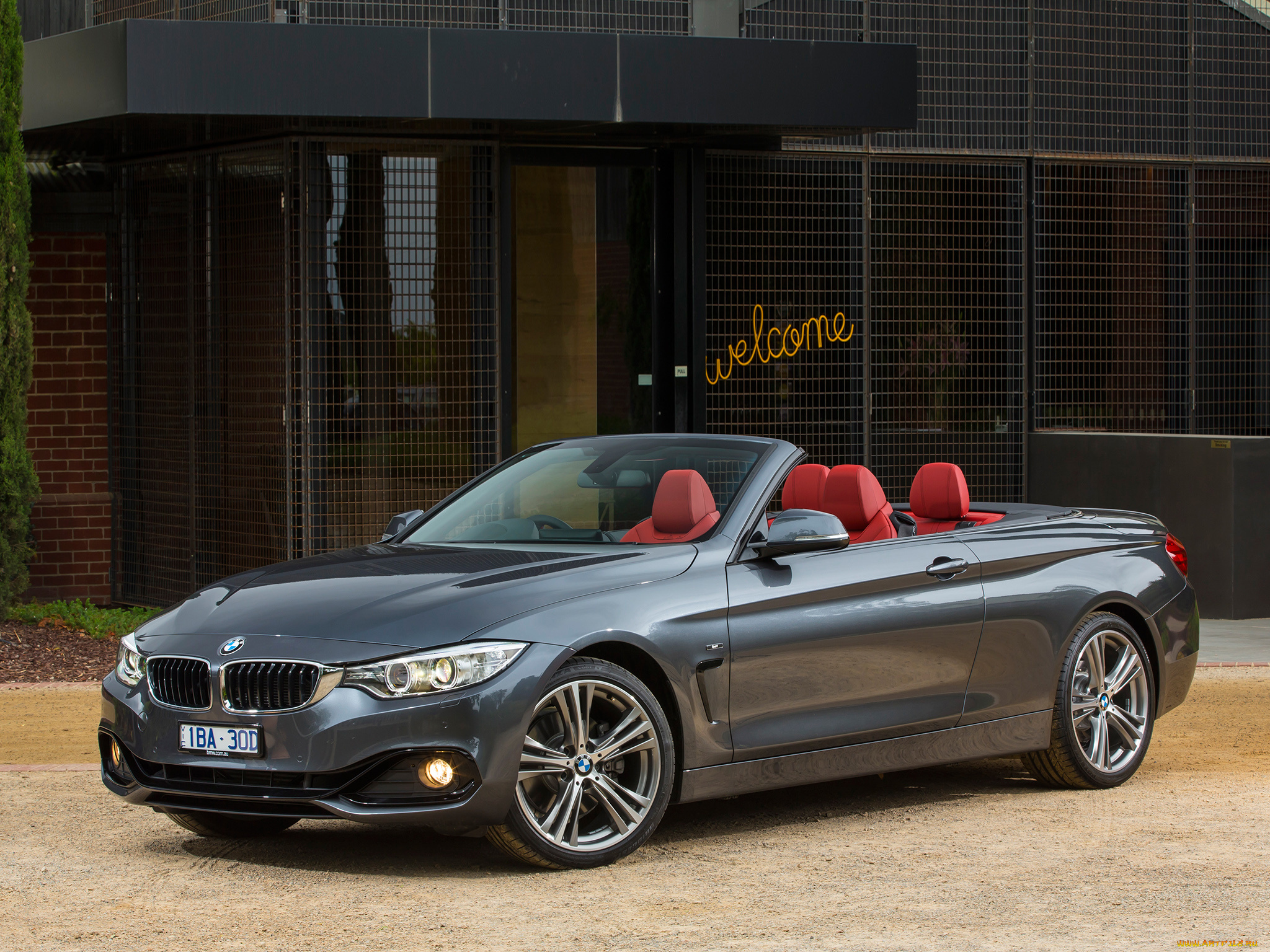 автомобили, bmw, темный, 2014г, f33, au-spec, line, sport, cabrio, 428i