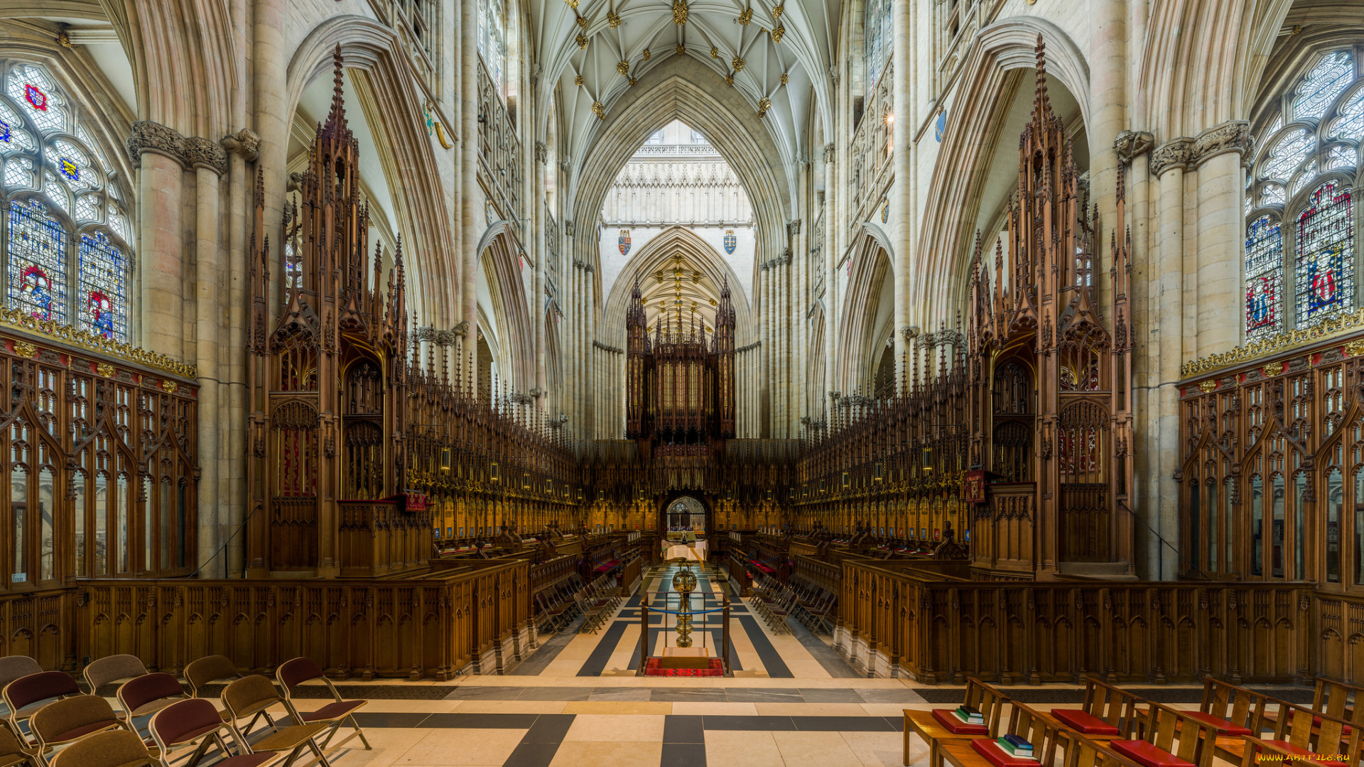 york, minster, choir, интерьер, холлы, , лестницы, , корридоры, лекционная