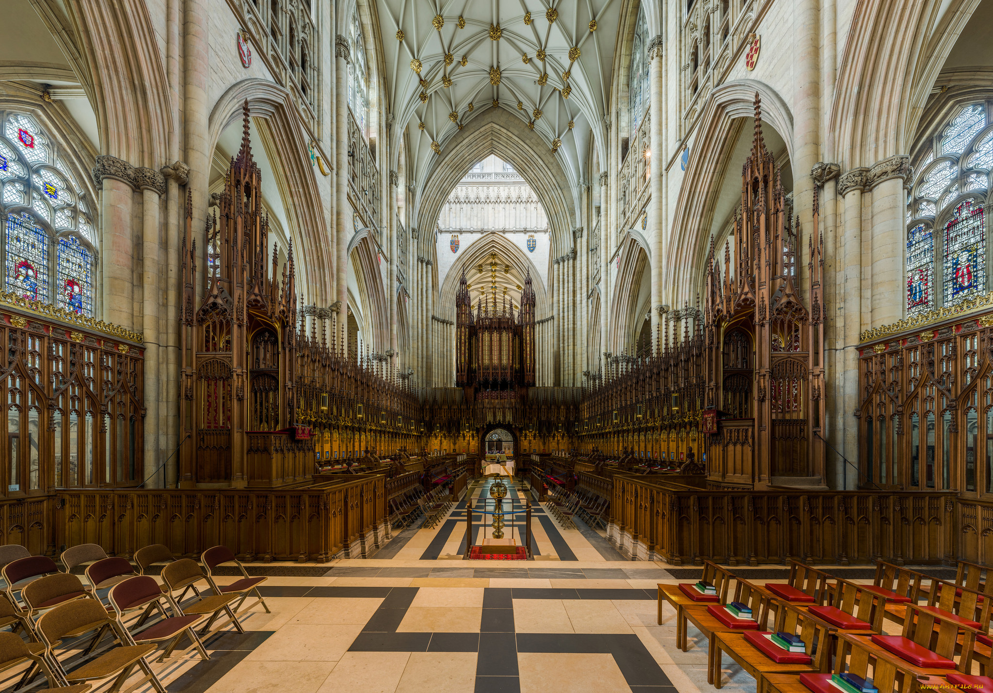 york, minster, choir, интерьер, холлы, , лестницы, , корридоры, лекционная