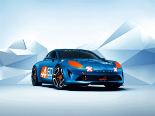 Картинка автомобили alpine celebration concept 2015г голубой