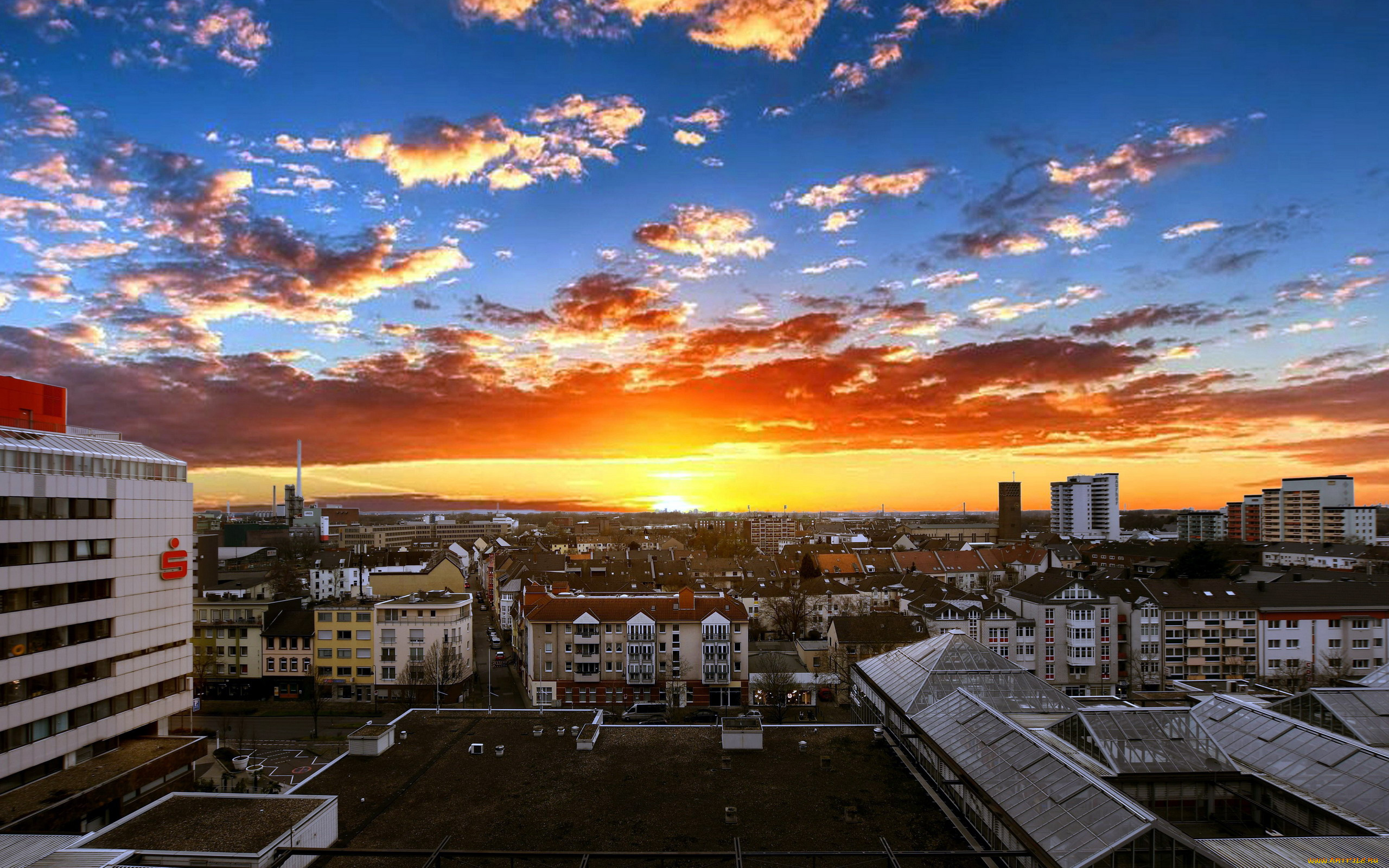 leverkusen, germany, города, -, панорамы