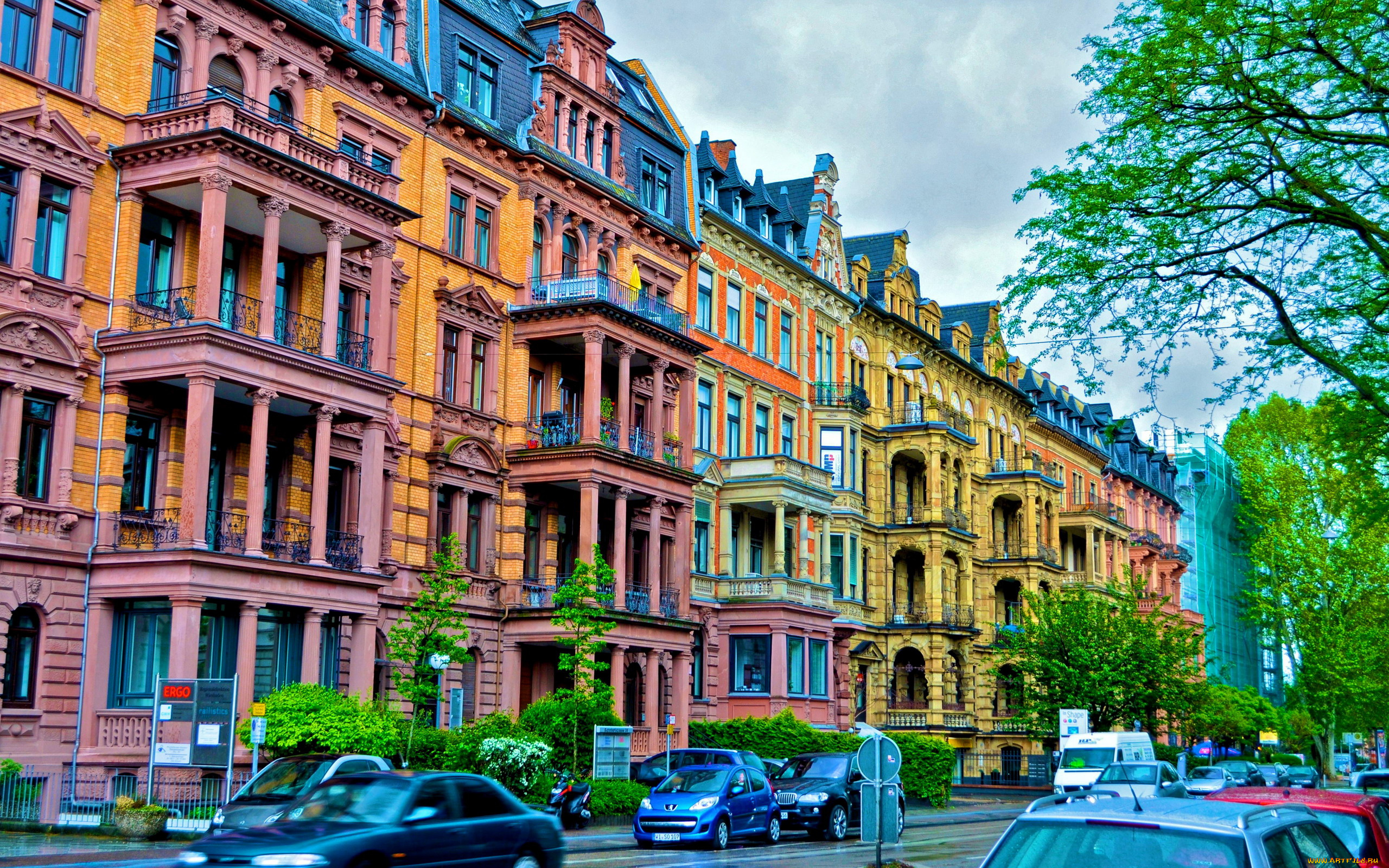 wiesbaden, germany, города, -, улицы, , площади, , набережные