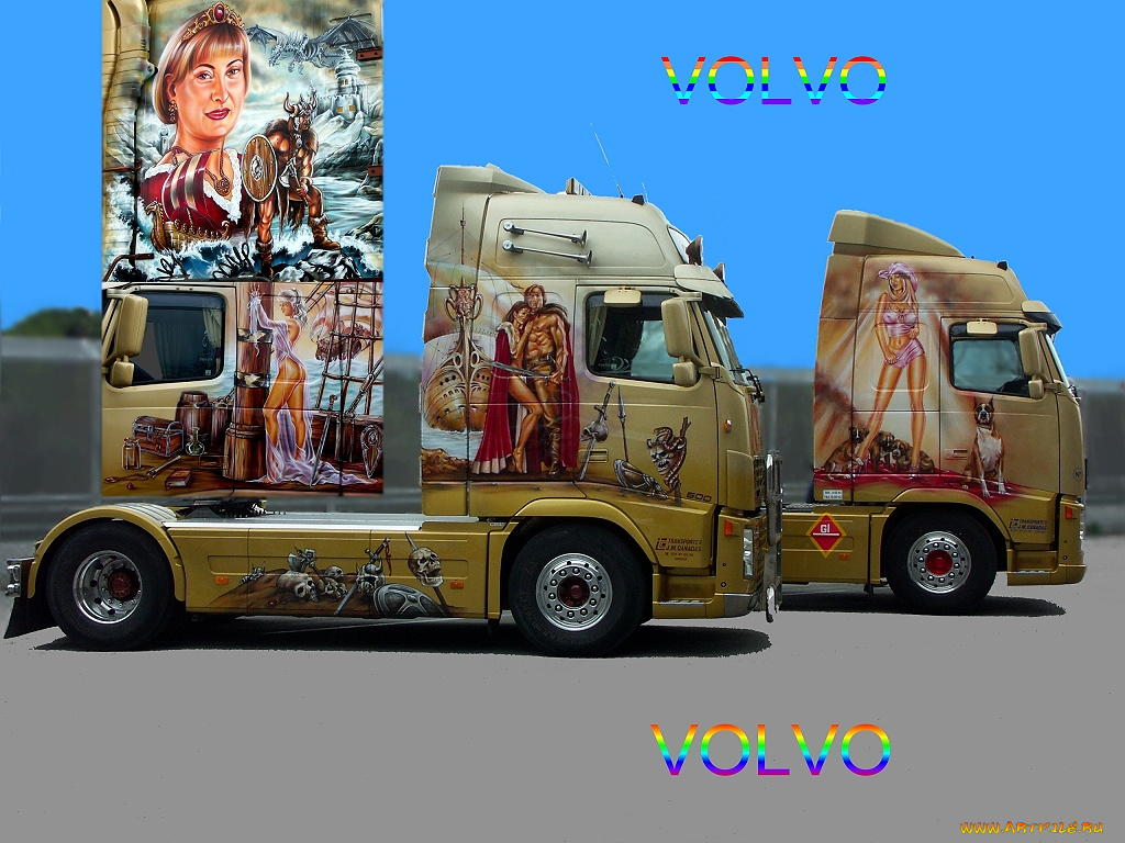 автомобили, volvo, trucks