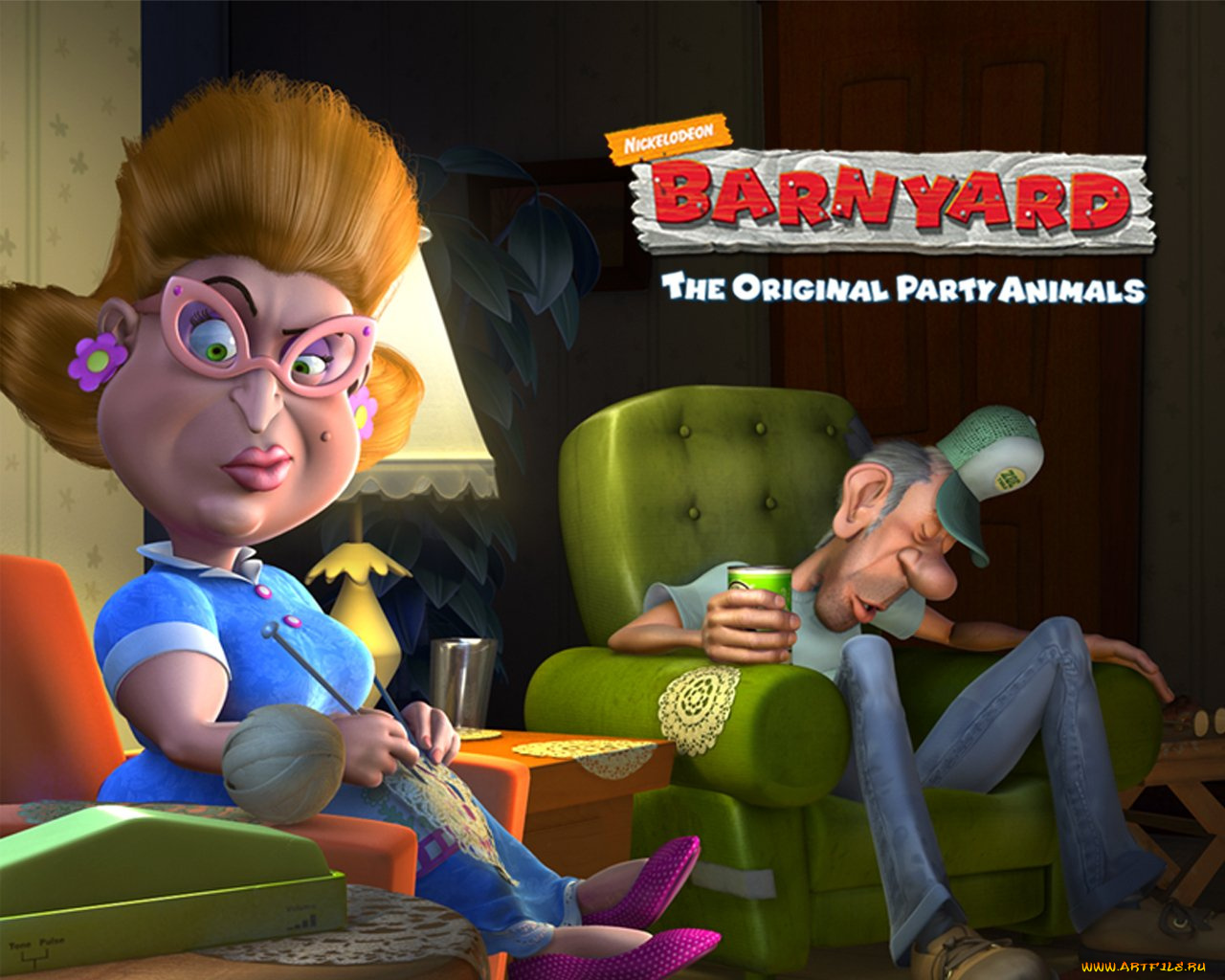 barnyard, мультфильмы, the, original, party