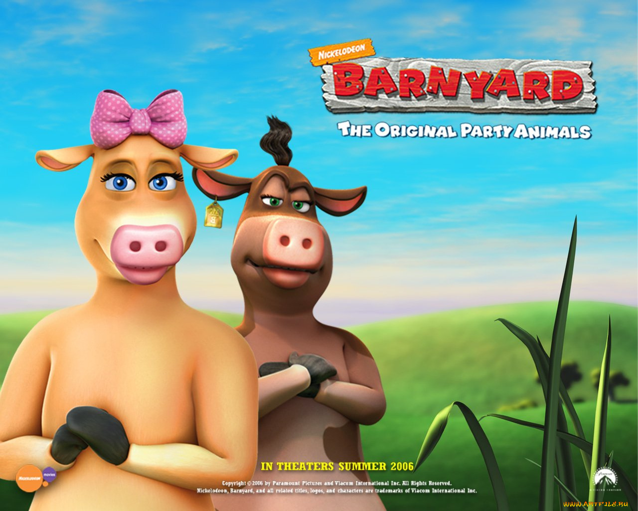 barnyard, мультфильмы, the, original, party