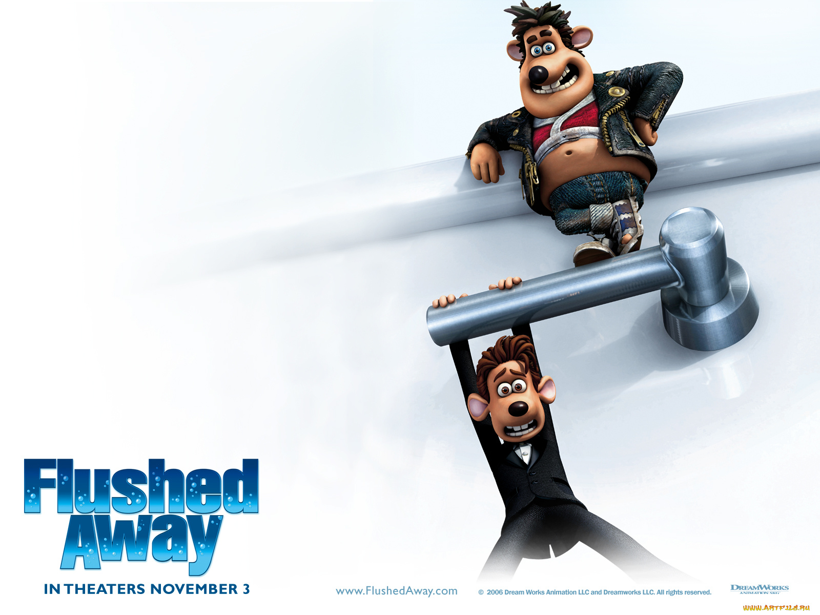 мультфильмы, flushed, away