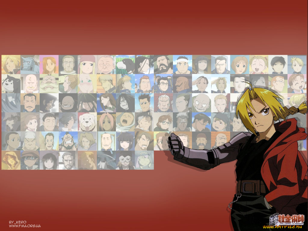 аниме, fullmetal, alchemist