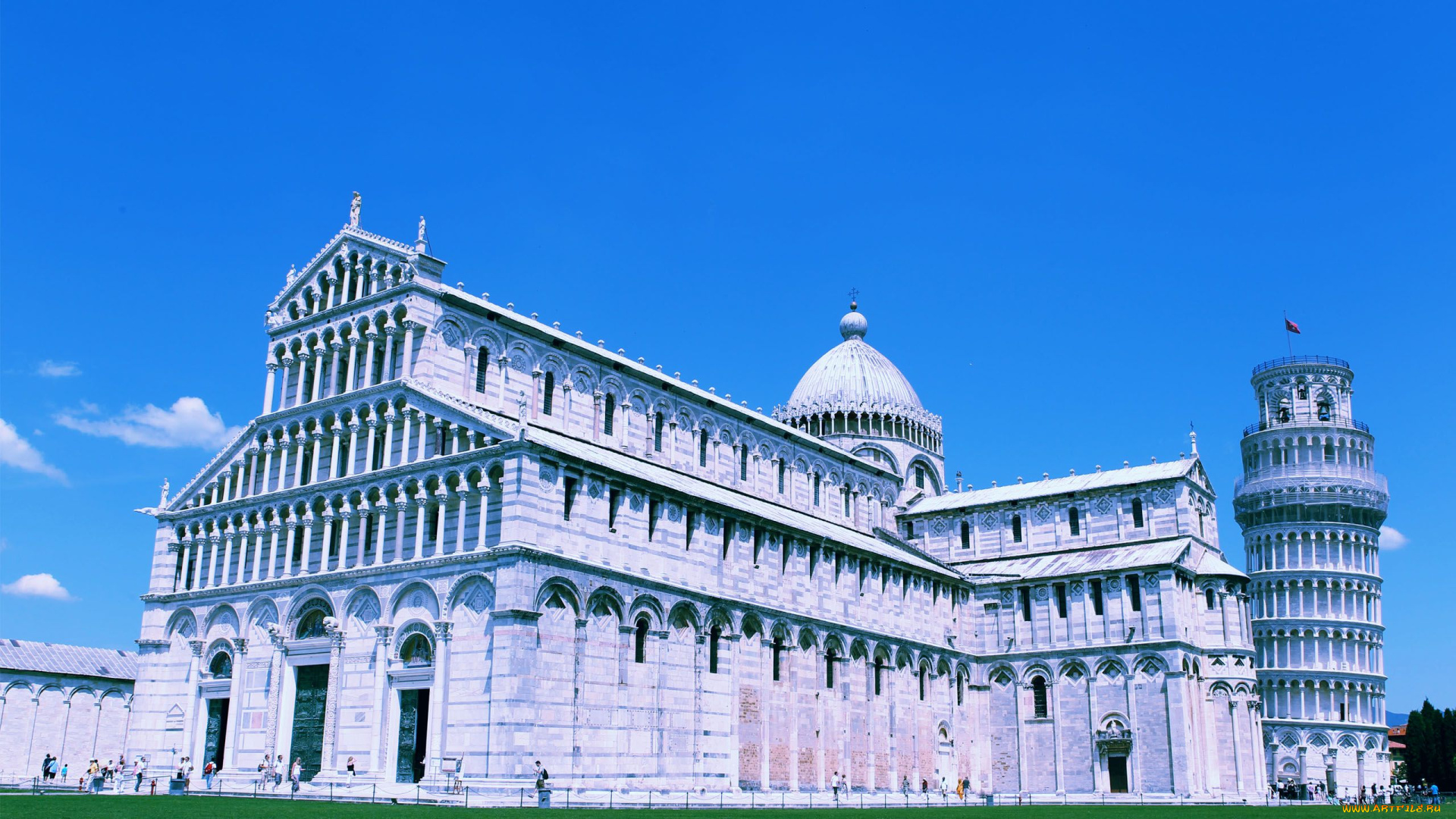 pisa, tuscany, italy, города, пиза, италия, башня, дворец, низанская