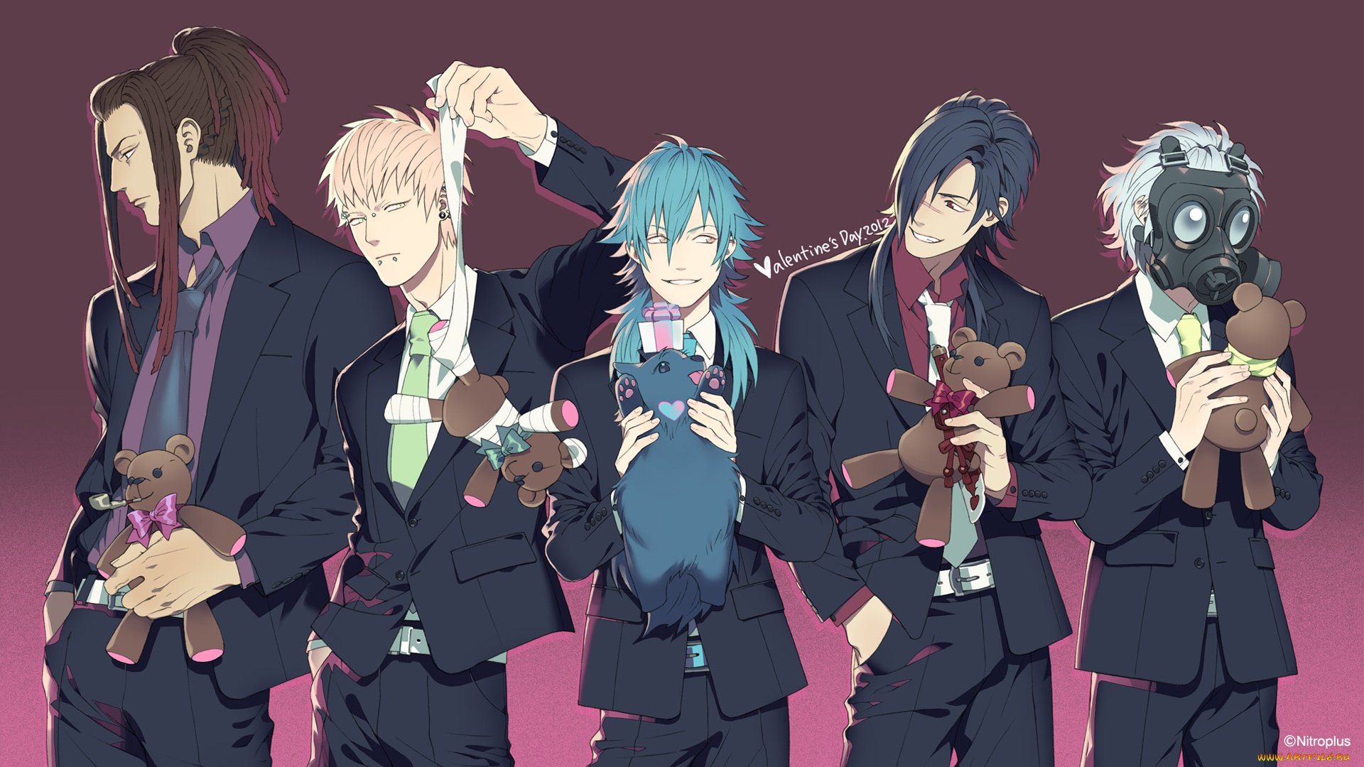 аниме, dramatical, murder, mink, aoba, ren, clear, koujaku, noiz