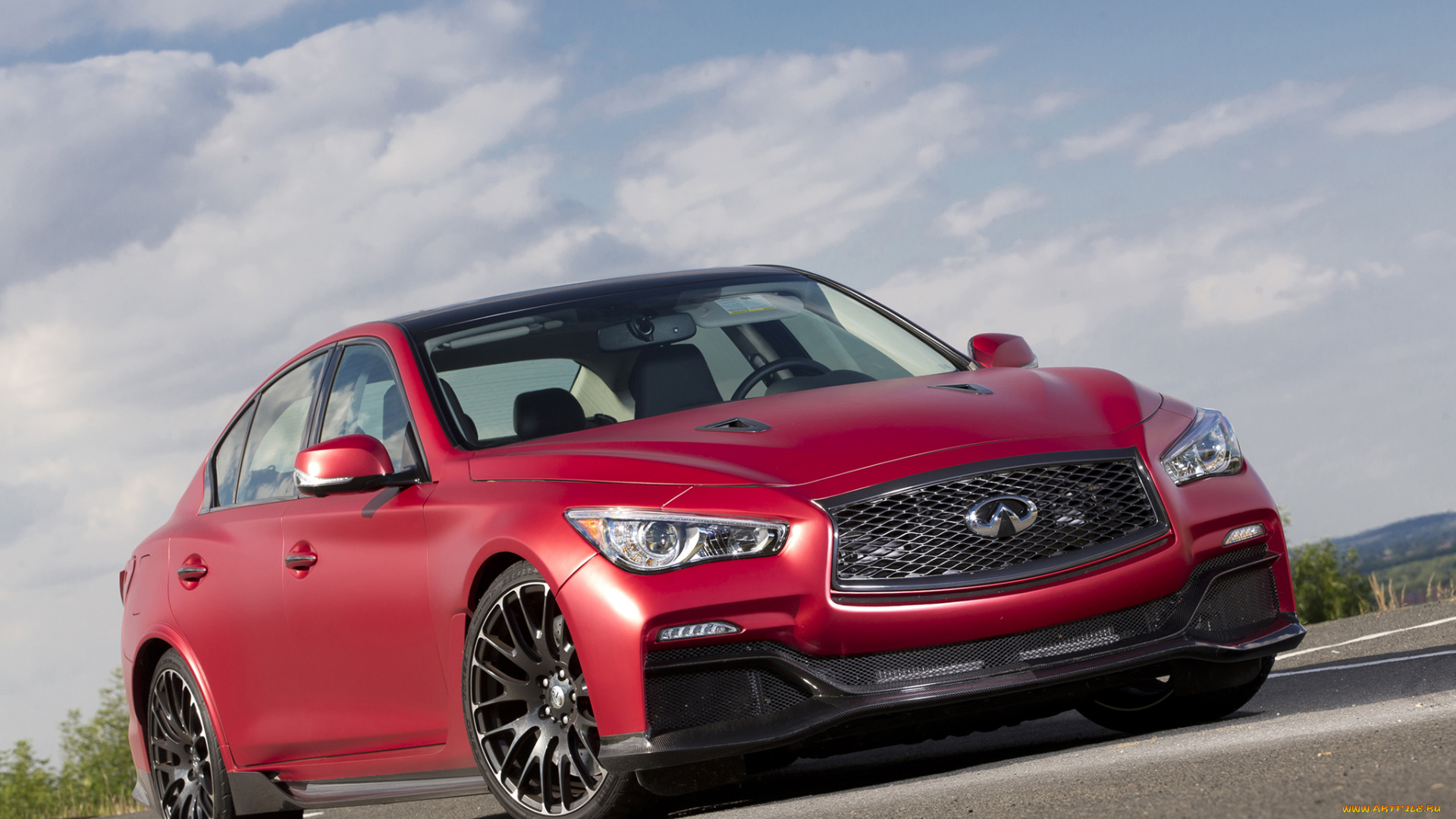 автомобили, infiniti, q50, eau, rouge, concep, красный