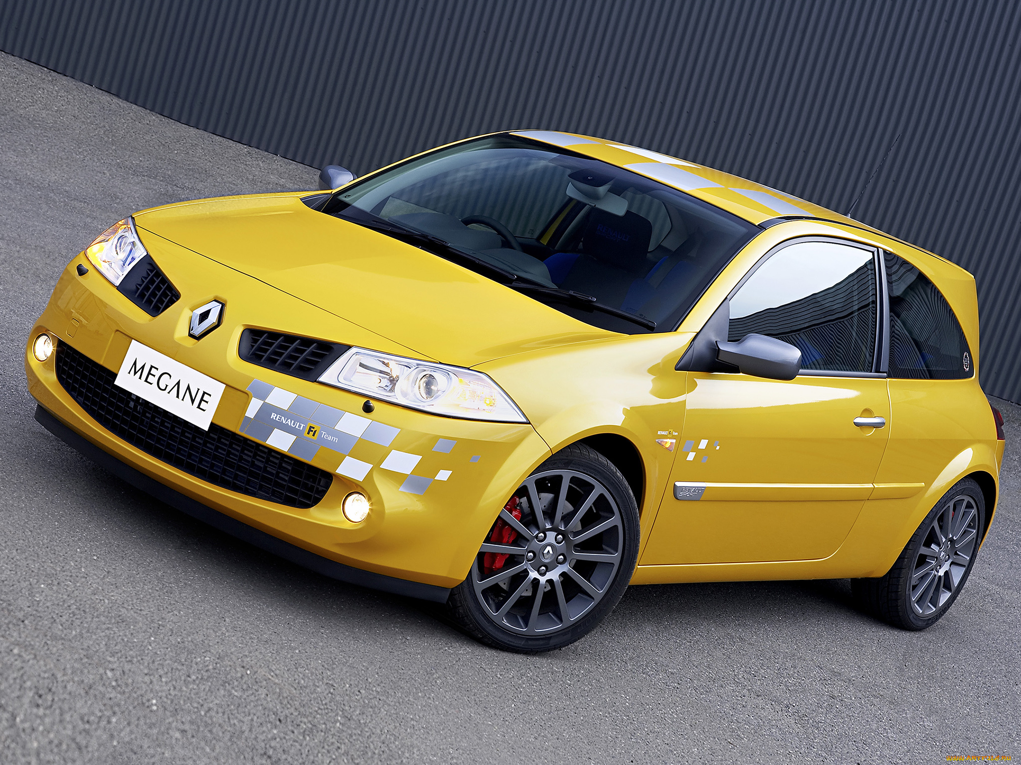 автомобили, renault, желтый, rs, r26, au-spec, megane