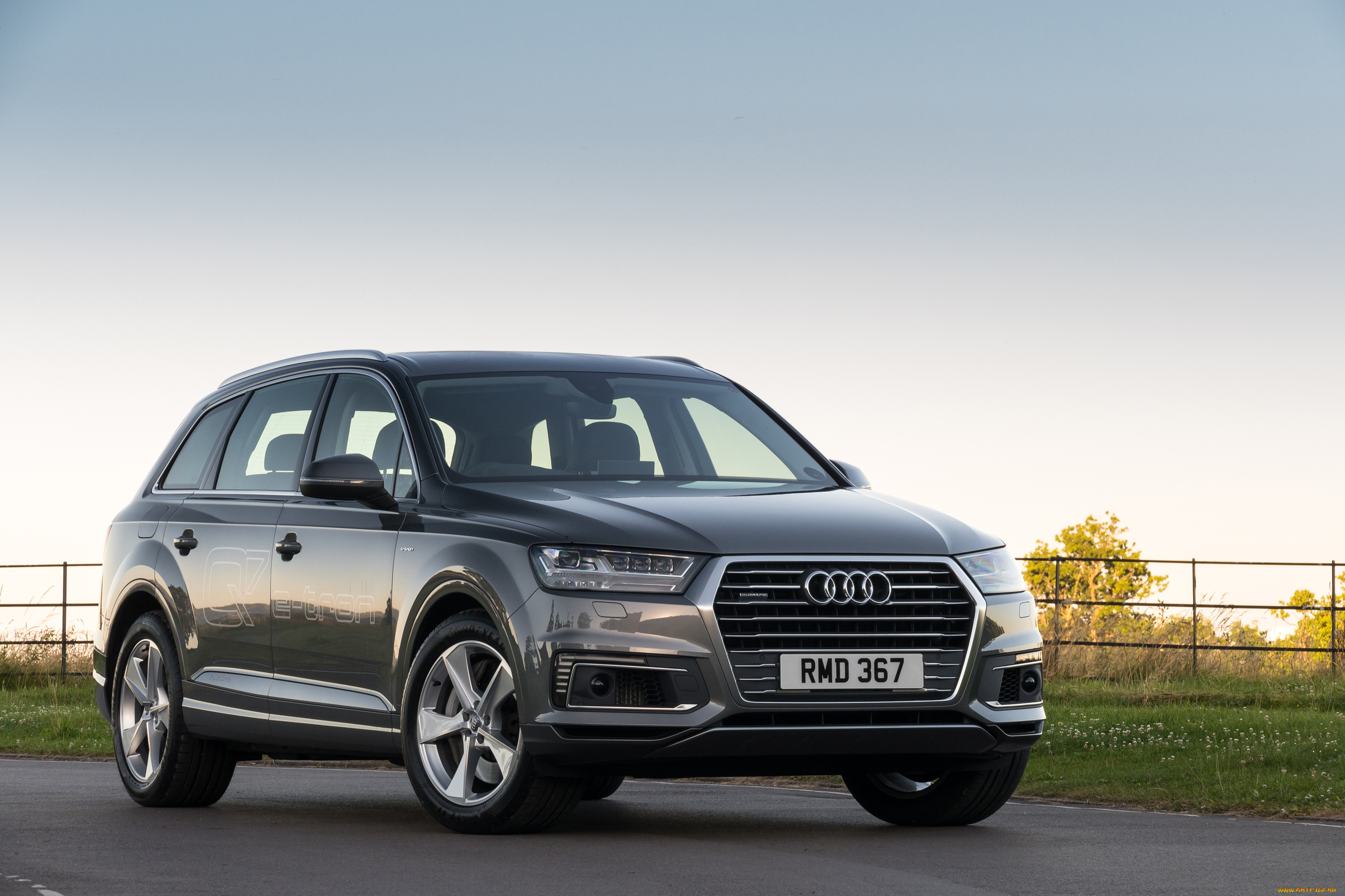 автомобили, audi, q7, e-tron, tdi, quattro, uk-spec, 4m, 2016г