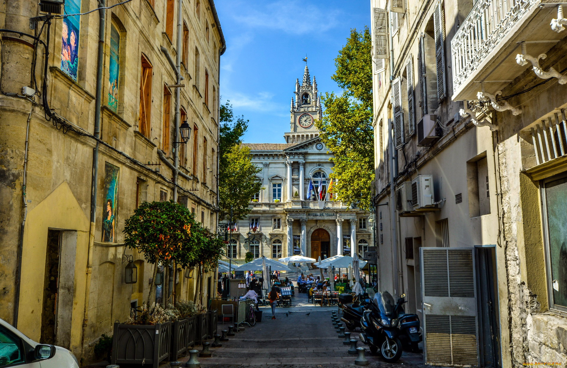 avignon, france, города, -, улицы, , площади, , набережные, avignon, france