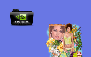 Картинка компьютеры nvidia логотип фон