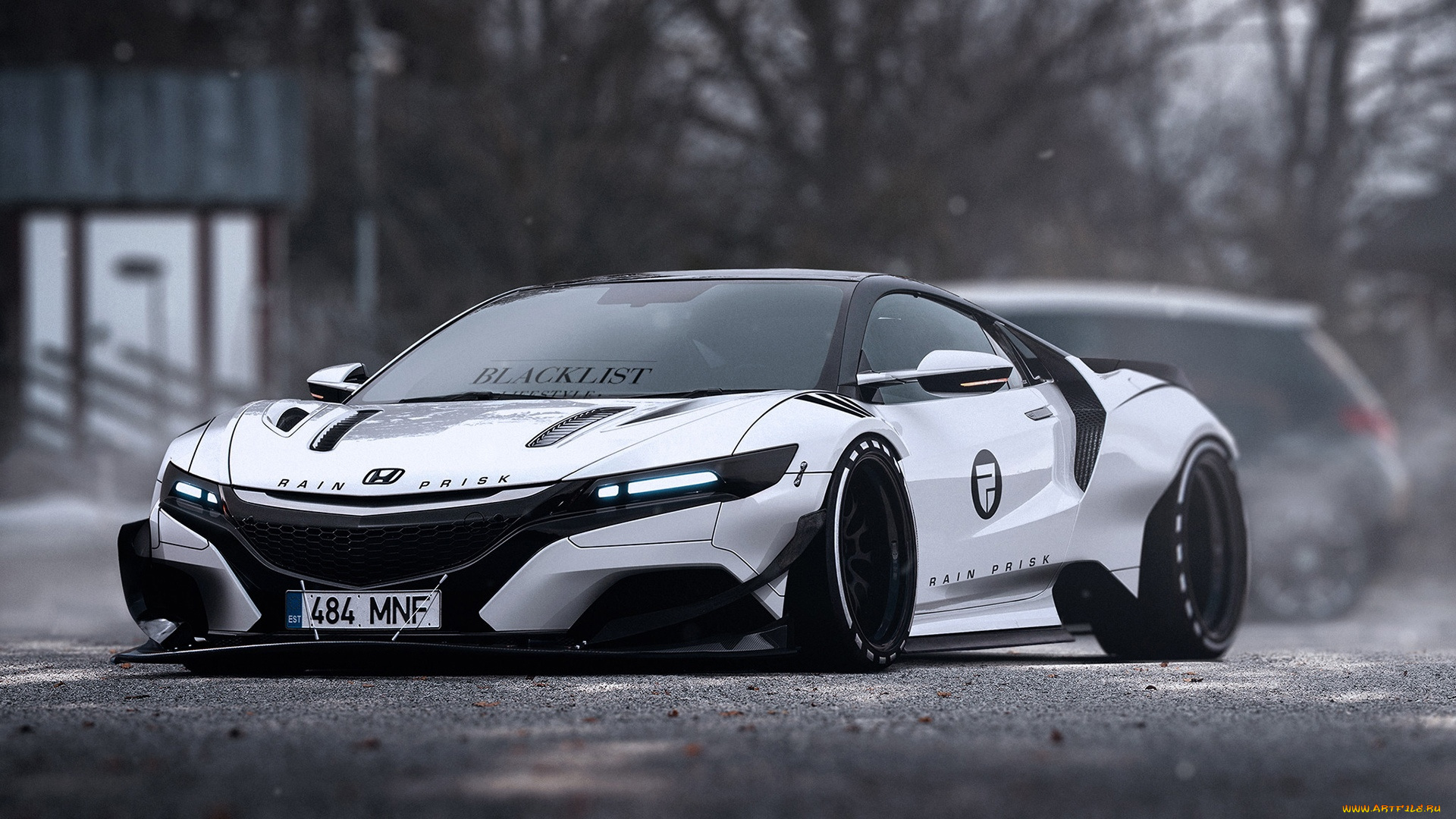 автомобили, 3д, honda, nsx