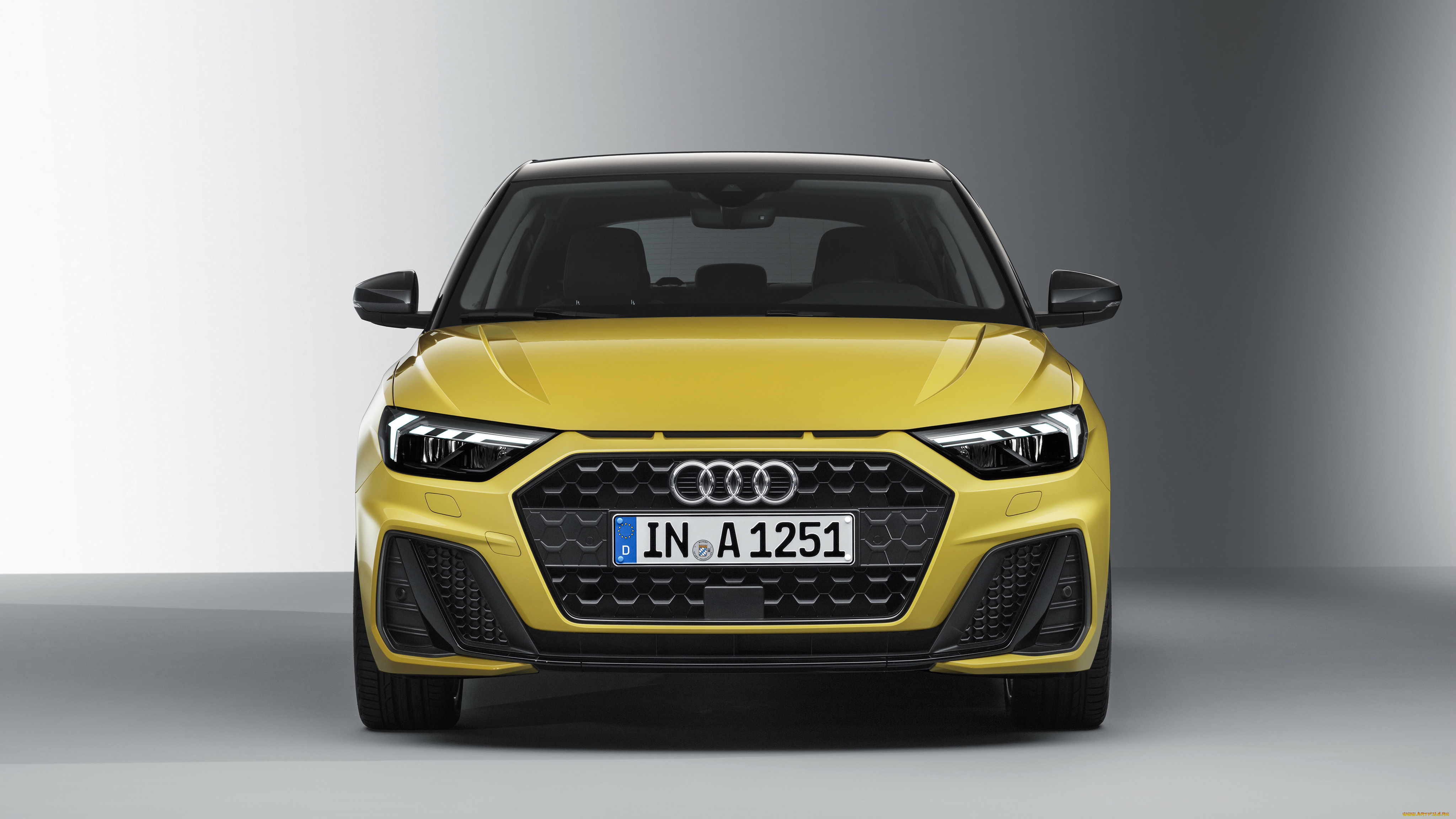 audi, a1, sportback, 40, tfsi, s, line, 2018, автомобили, audi, желтый