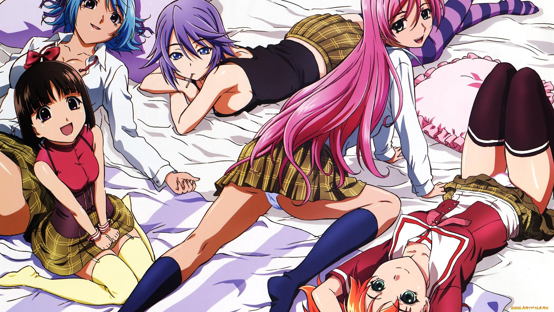 аниме, rosario, vampire