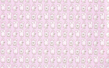 Картинка векторная графика текстура кролики зайцы