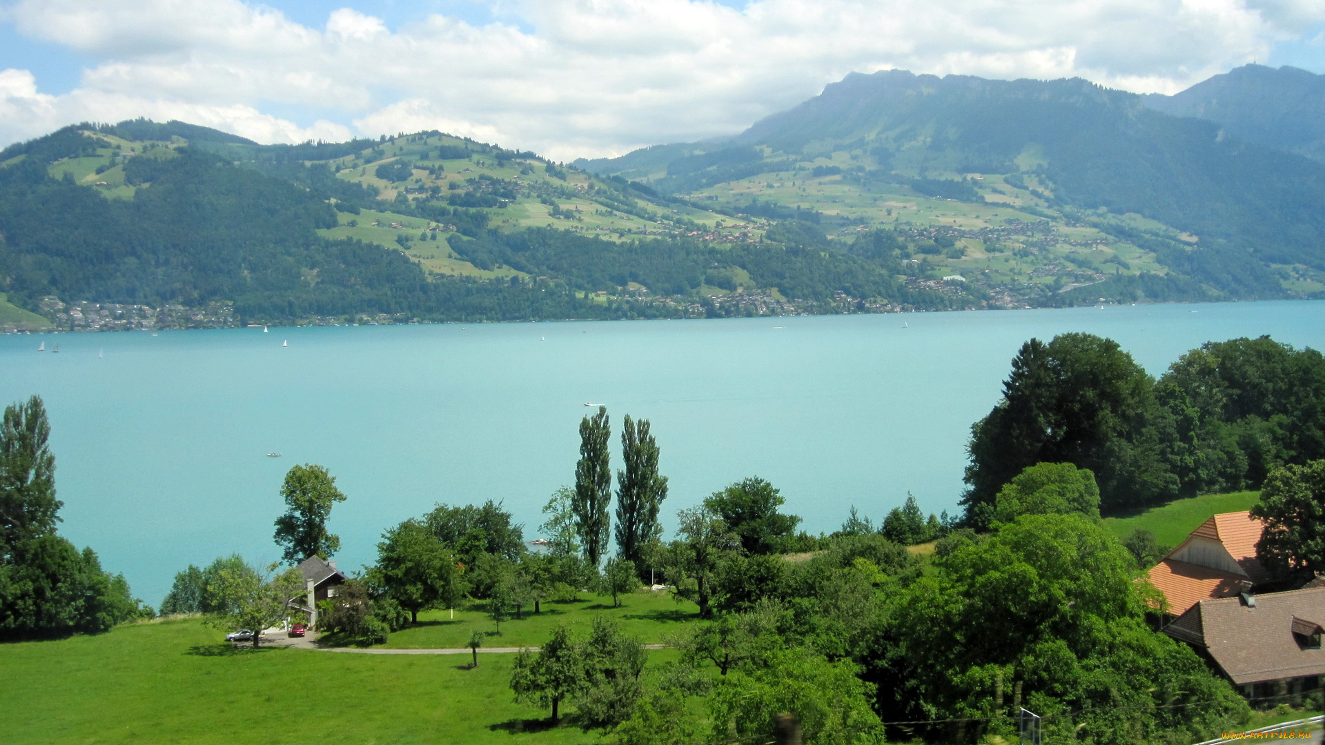 interlaken, switzerland, природа, реки, озера, озеро