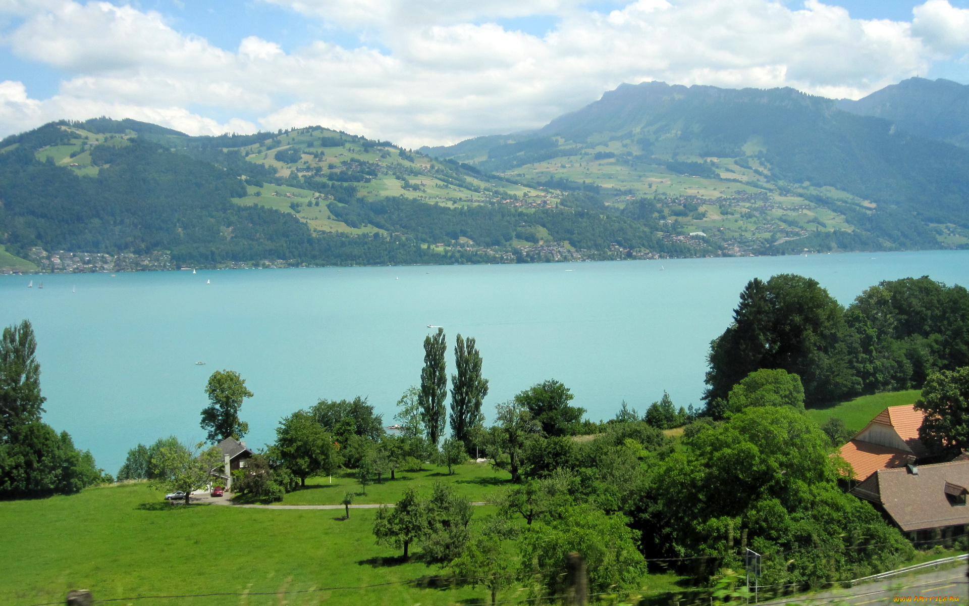 interlaken, switzerland, природа, реки, озера, озеро