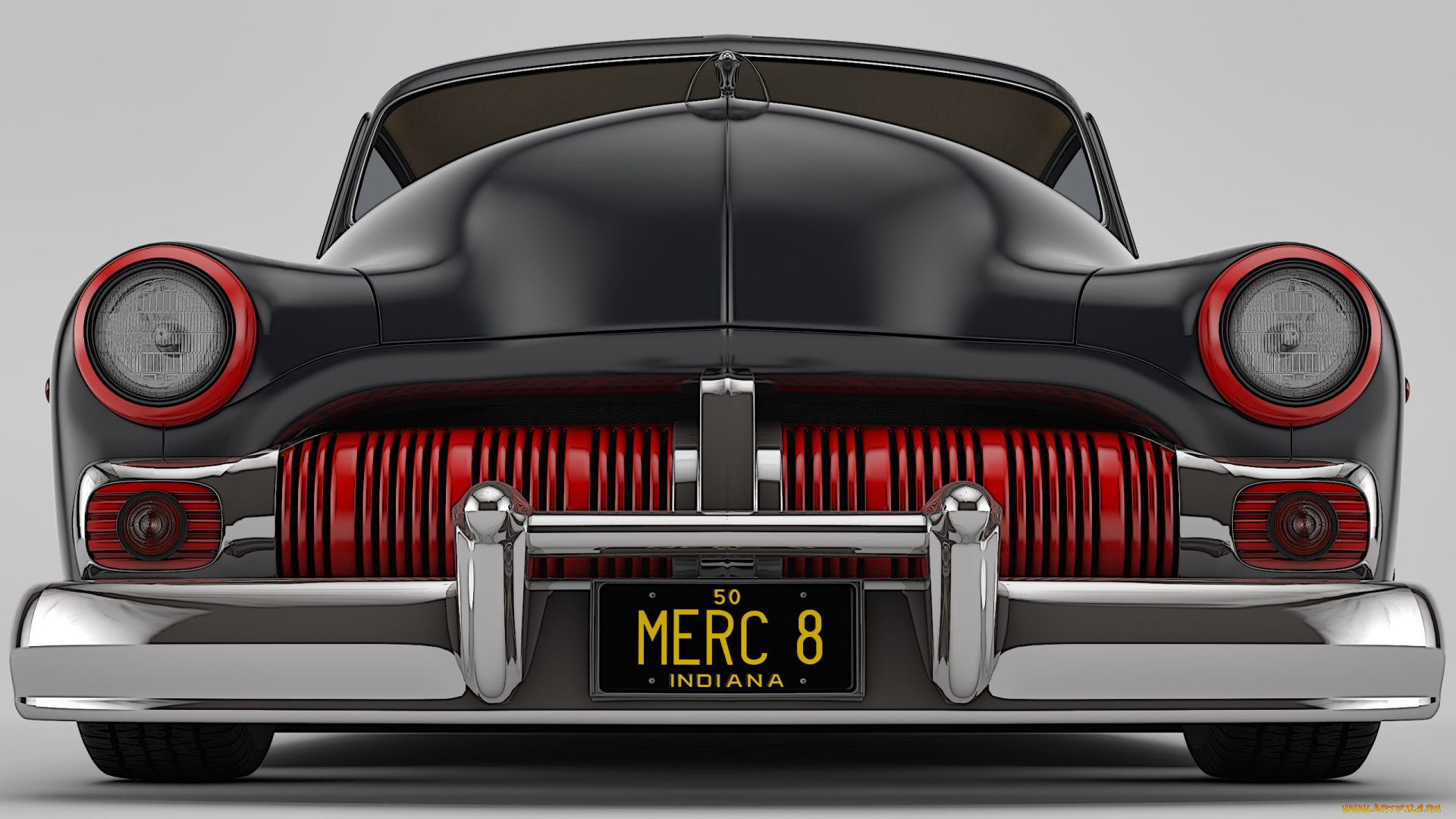автомобили, 3д, mercury, 1950