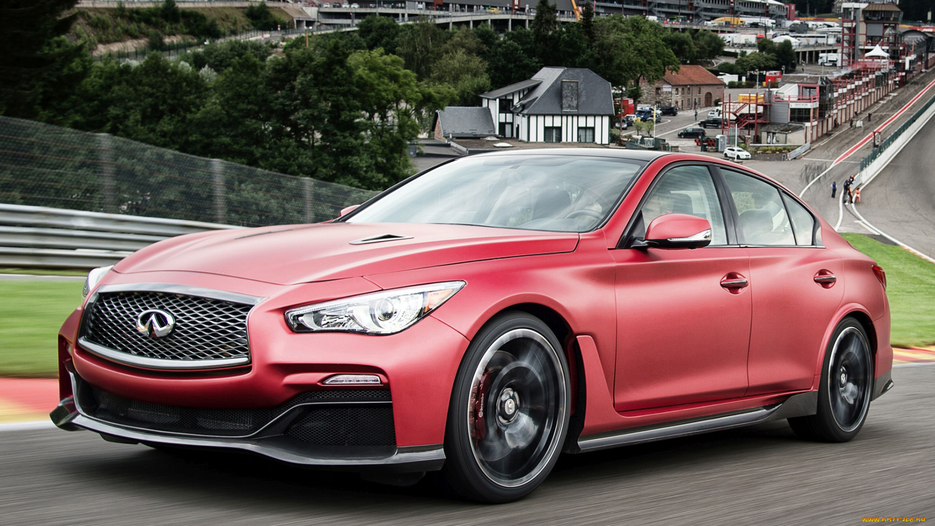 автомобили, infiniti, q50, красный, 2014г, concept, eau, rouge