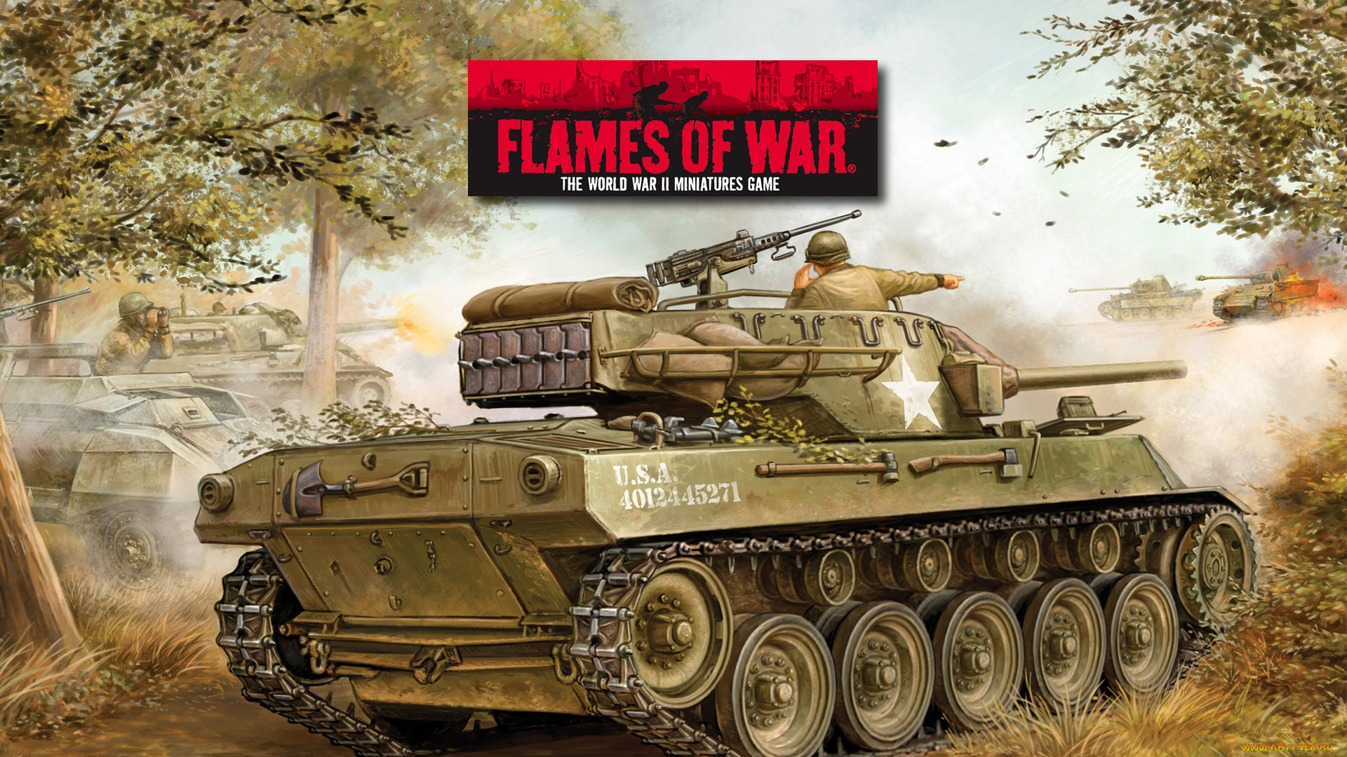 видео, игры, flames, of, war, танк