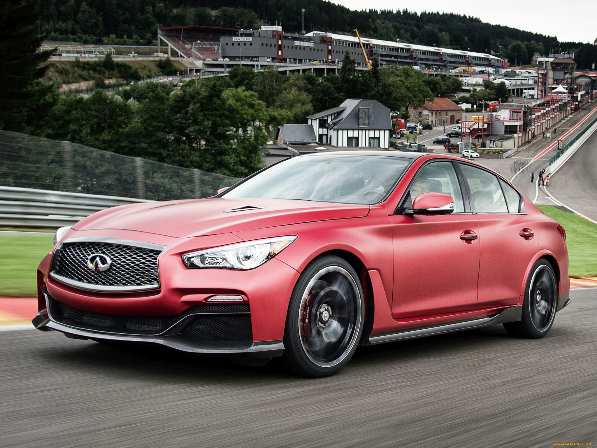 автомобили, infiniti, q50, красный, 2014г, concept, eau, rouge