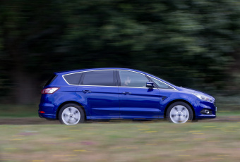 обоя автомобили, ford, синий, 2015г, uk-spec, s-max